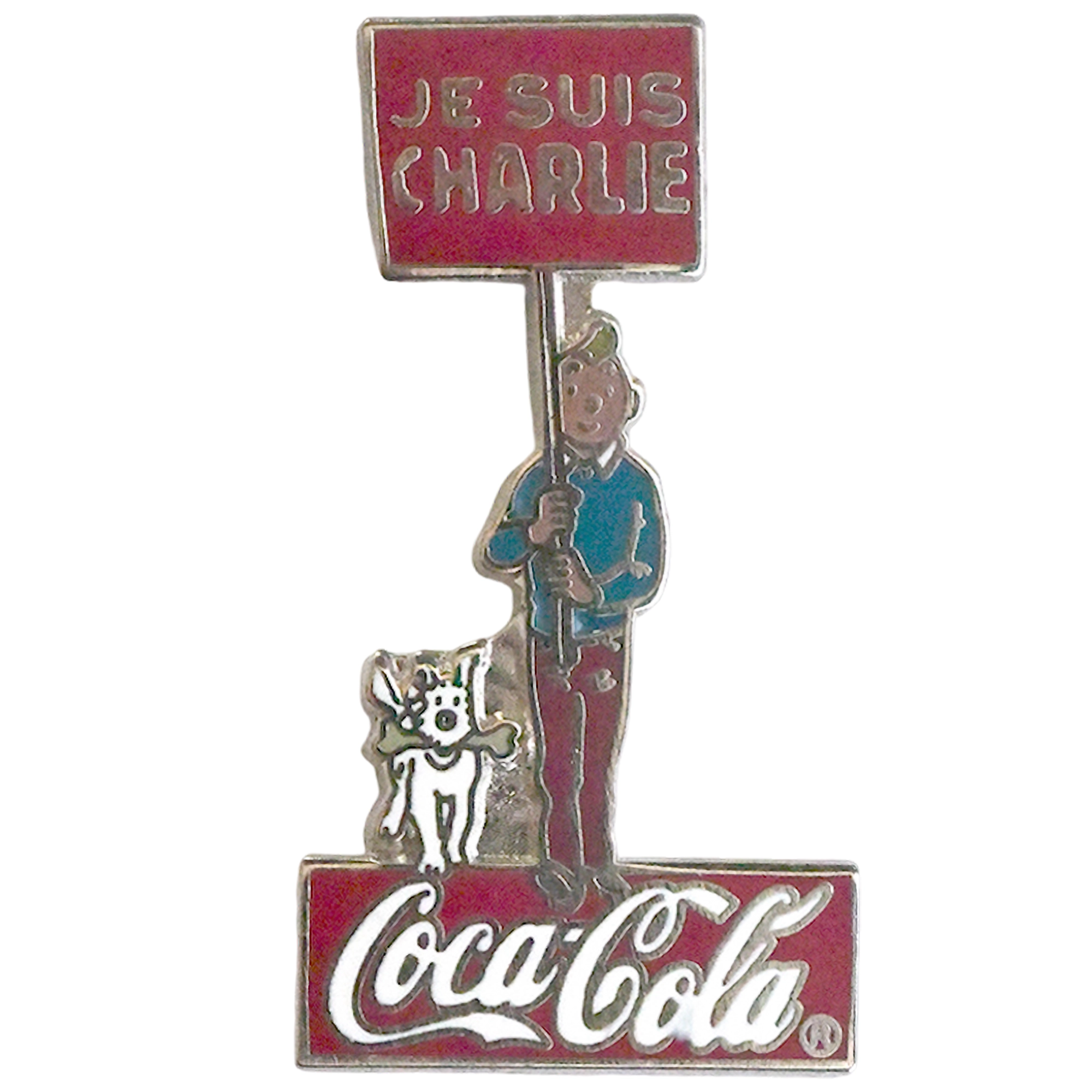 Tintín + Milú + Coca-Cola + Je suis Charlie
