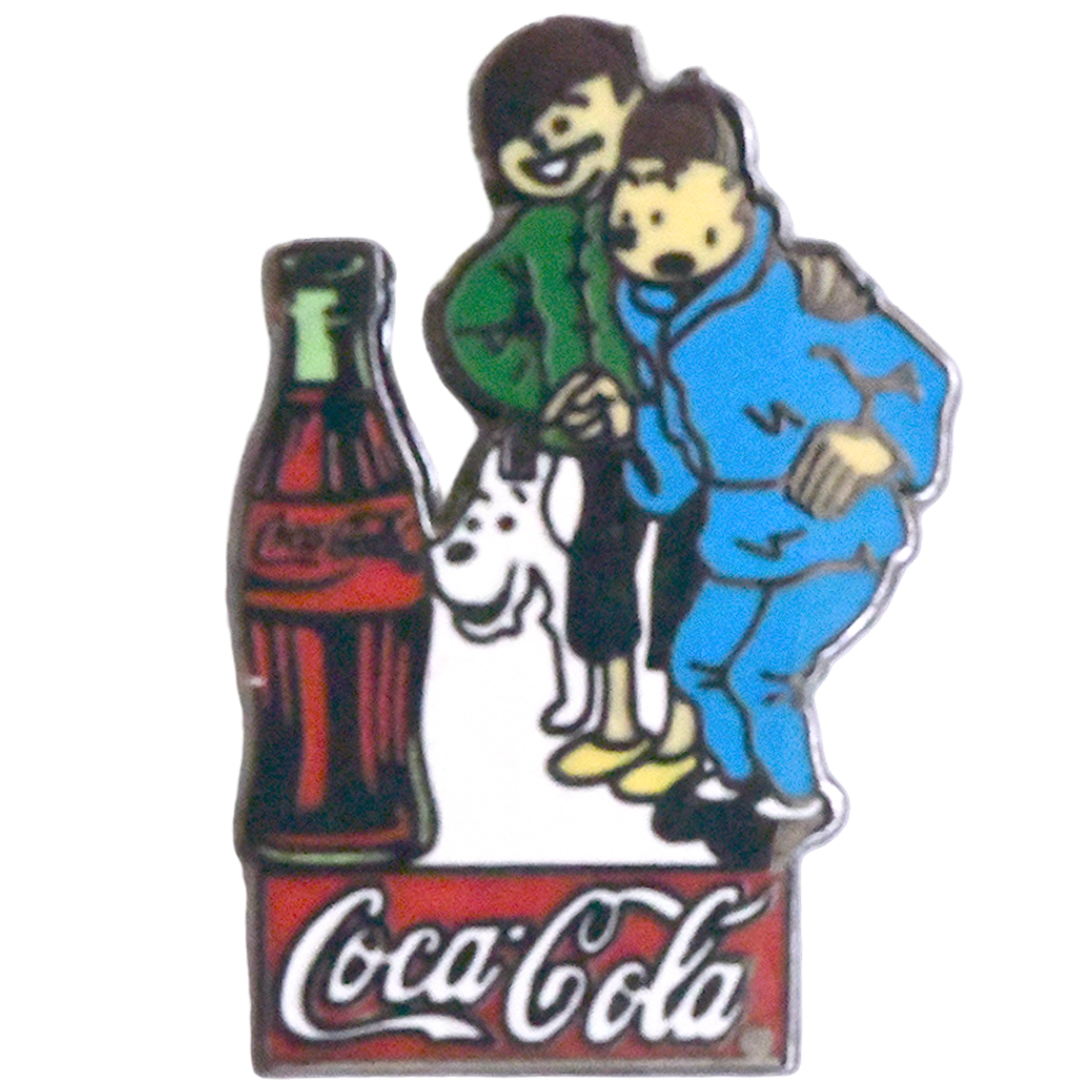 Tintín + Milú + Tchang + Coca-Cola