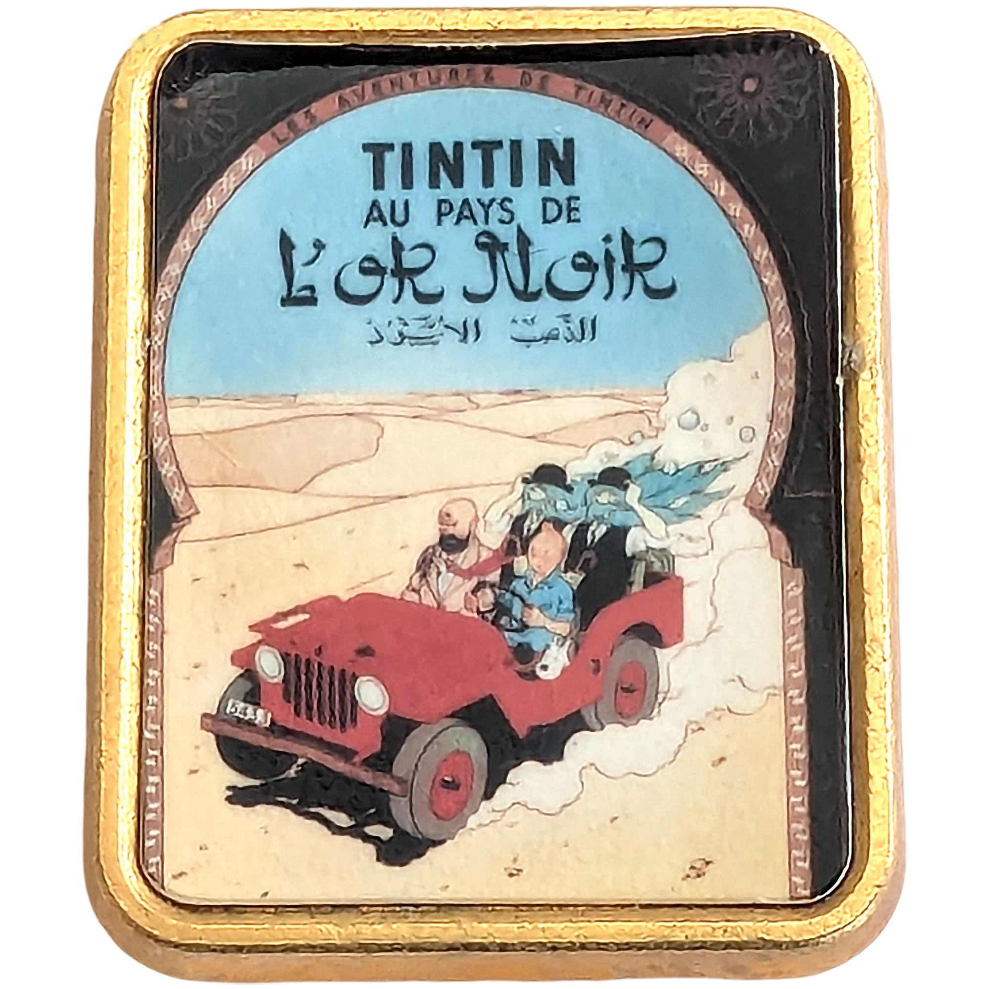 Portada de Tintín en el país del oro Negro