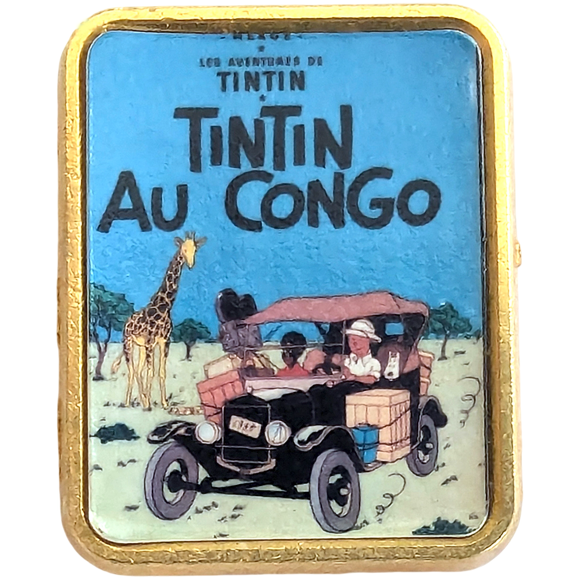 Portada de Tintín en el Congo