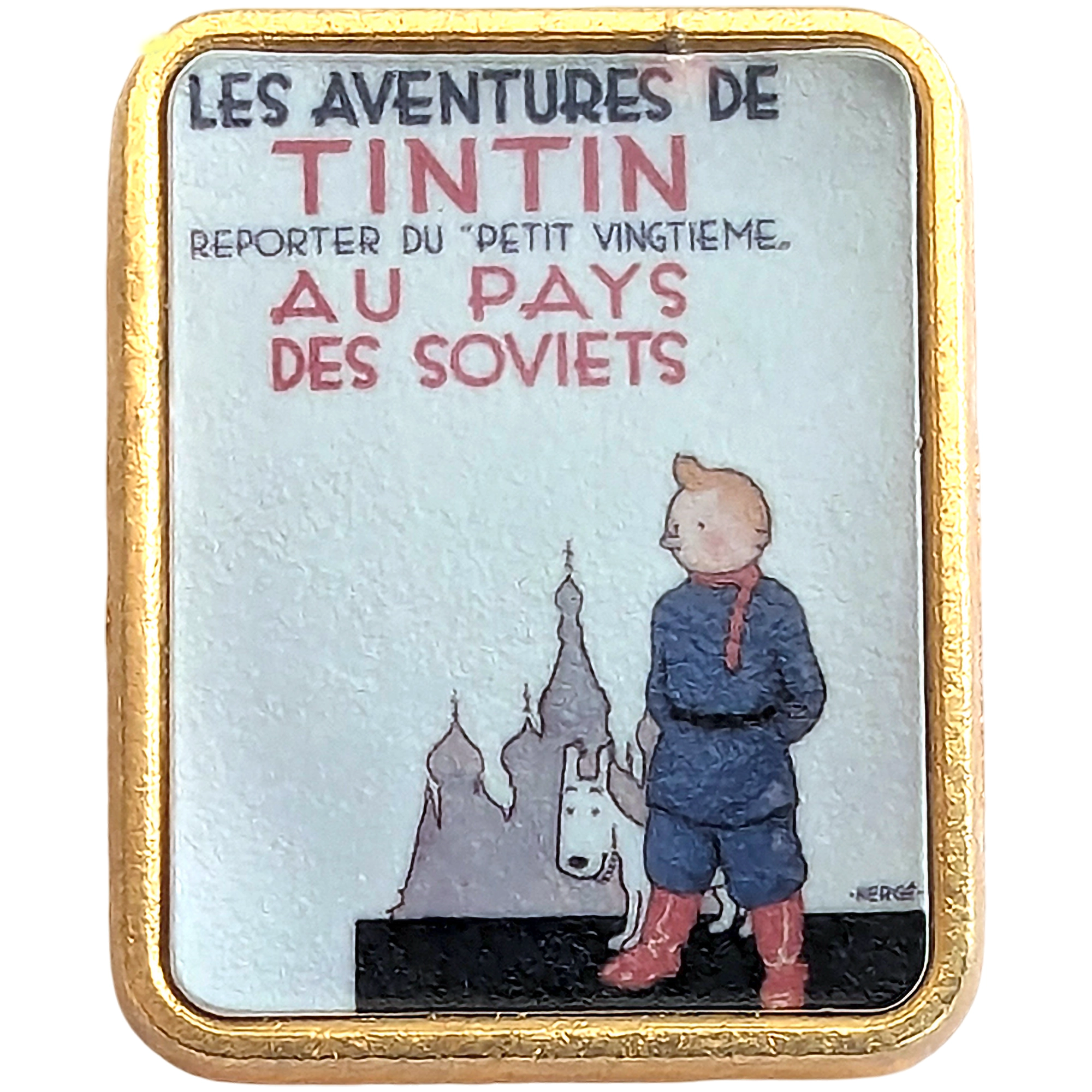 Portada de Tintín en el país de los soviets