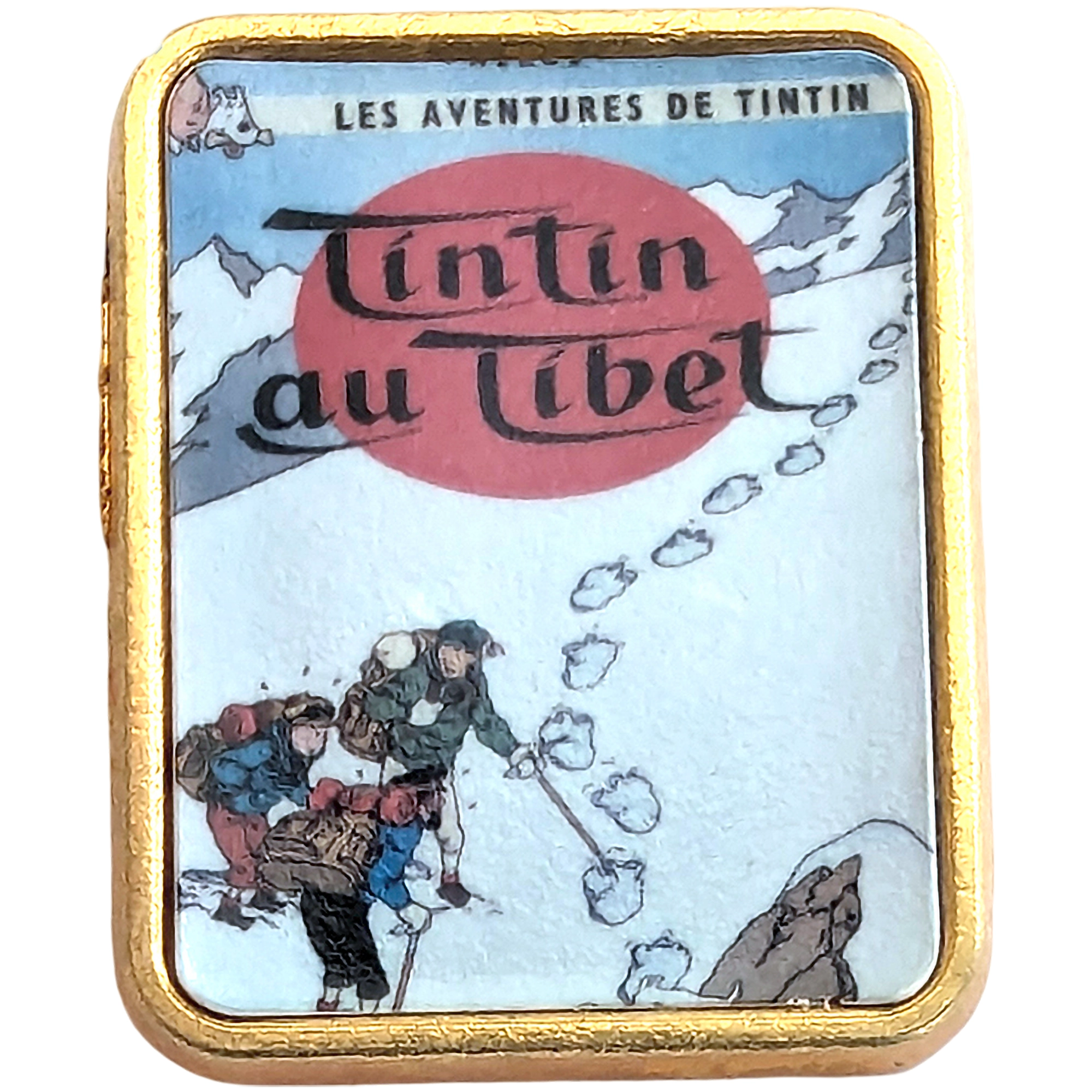 Portada de Tintín en el Tíbet