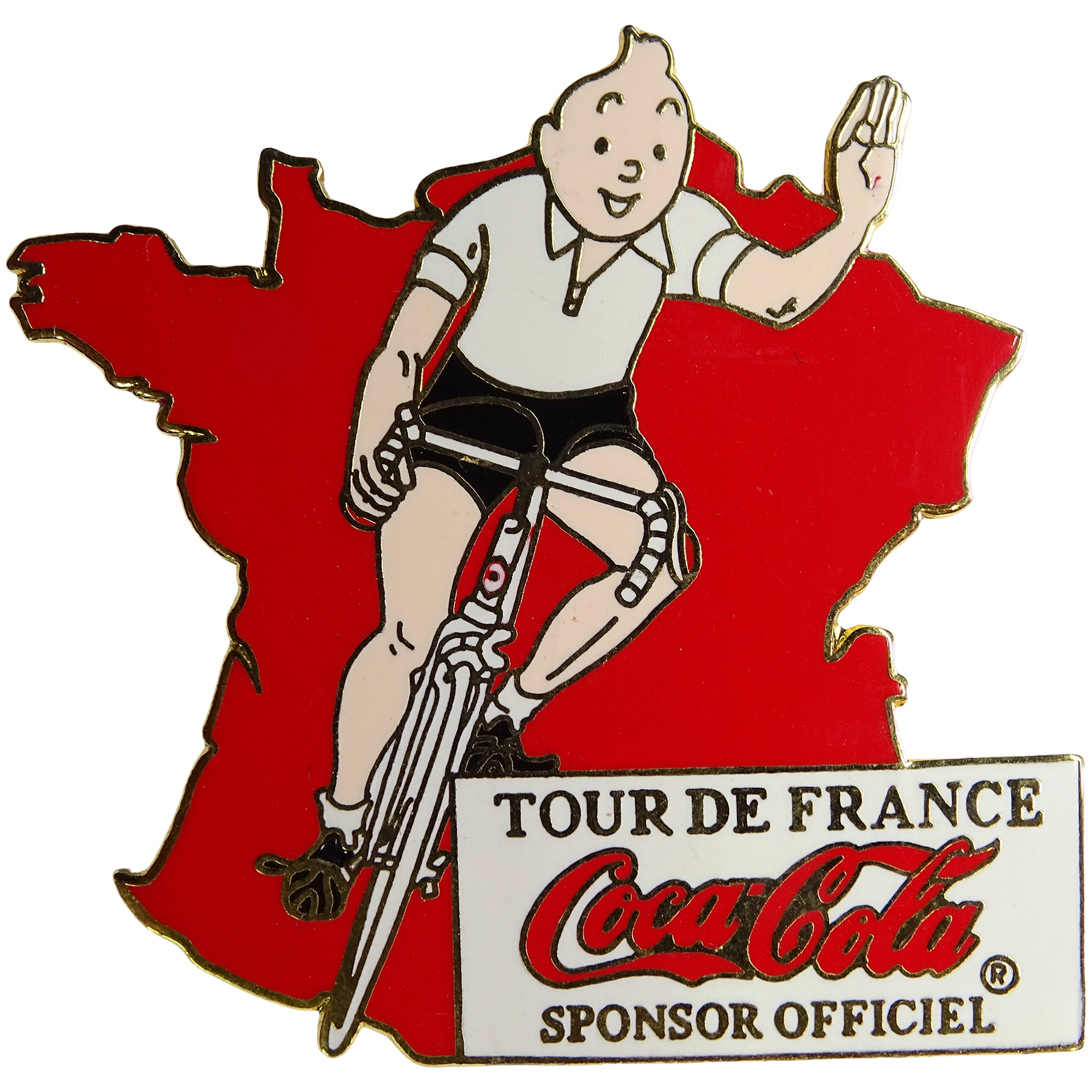 Tintín + Coca-Cola + Tour de France