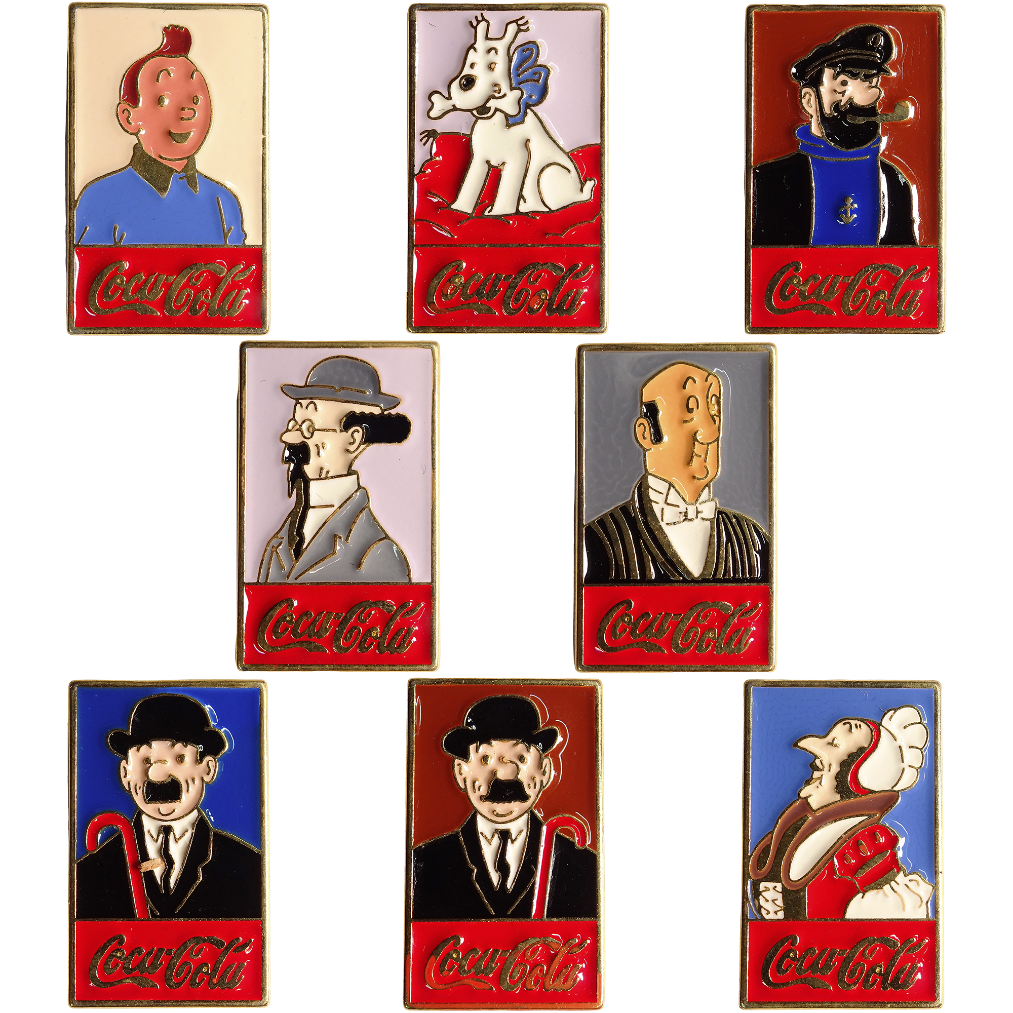 BD · Tintín - Retratos + Coca-Cola vertical