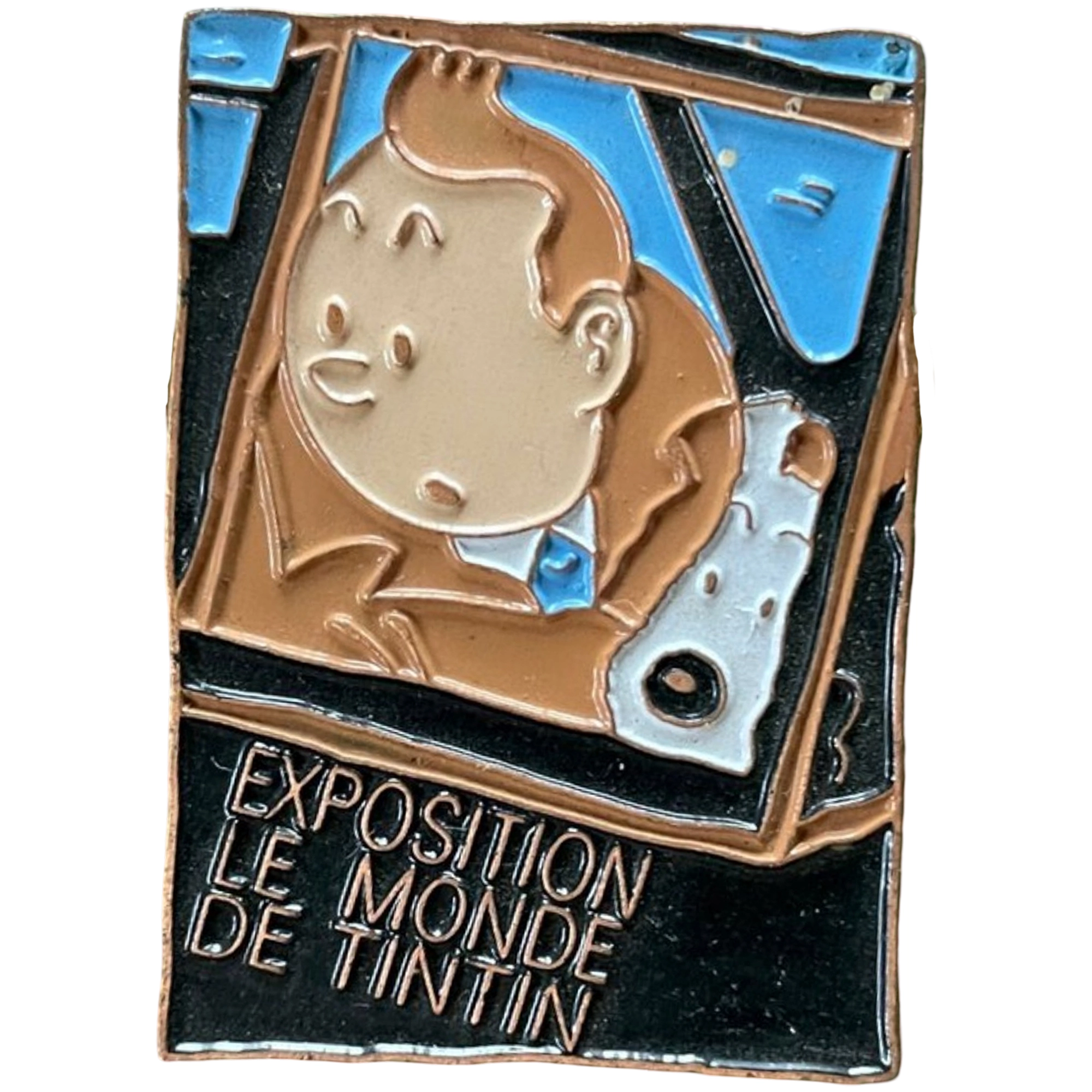 Tintín + Milú + Exposition le monde de Tintín