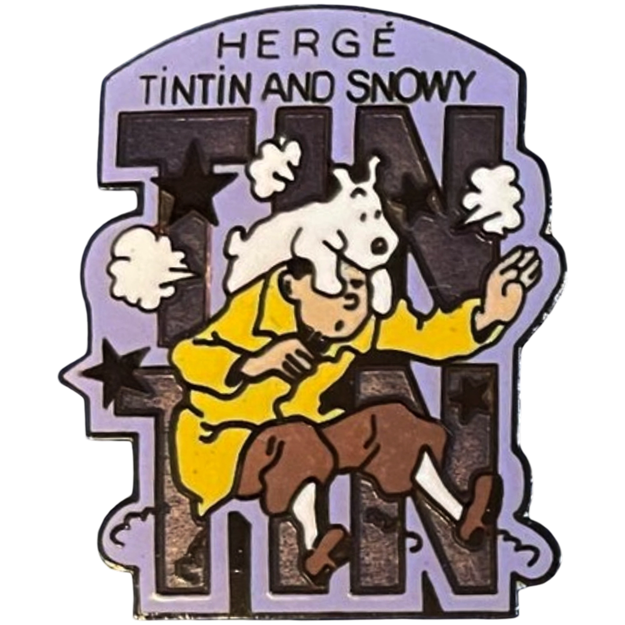 Tintín + Milú + Hergé Tintin and Snowy