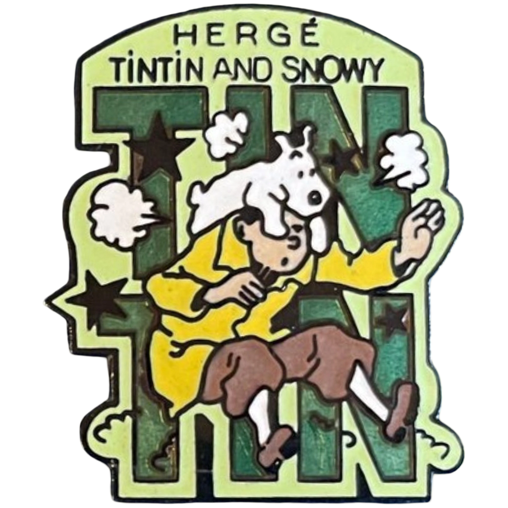 Tintín + Milú + Hergé Tintin and Snowy