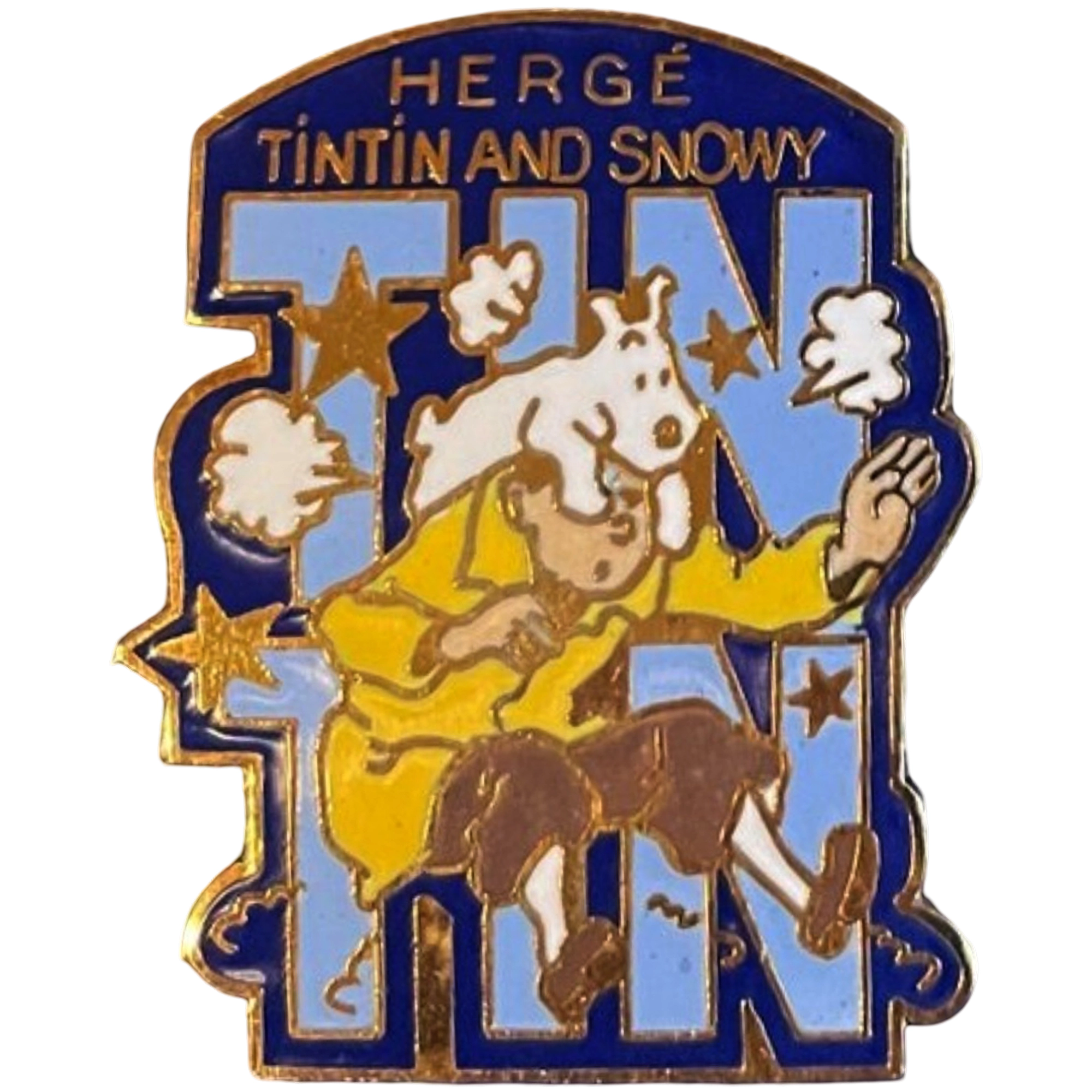 Tintín + Milú + Hergé Tintin and Snowy