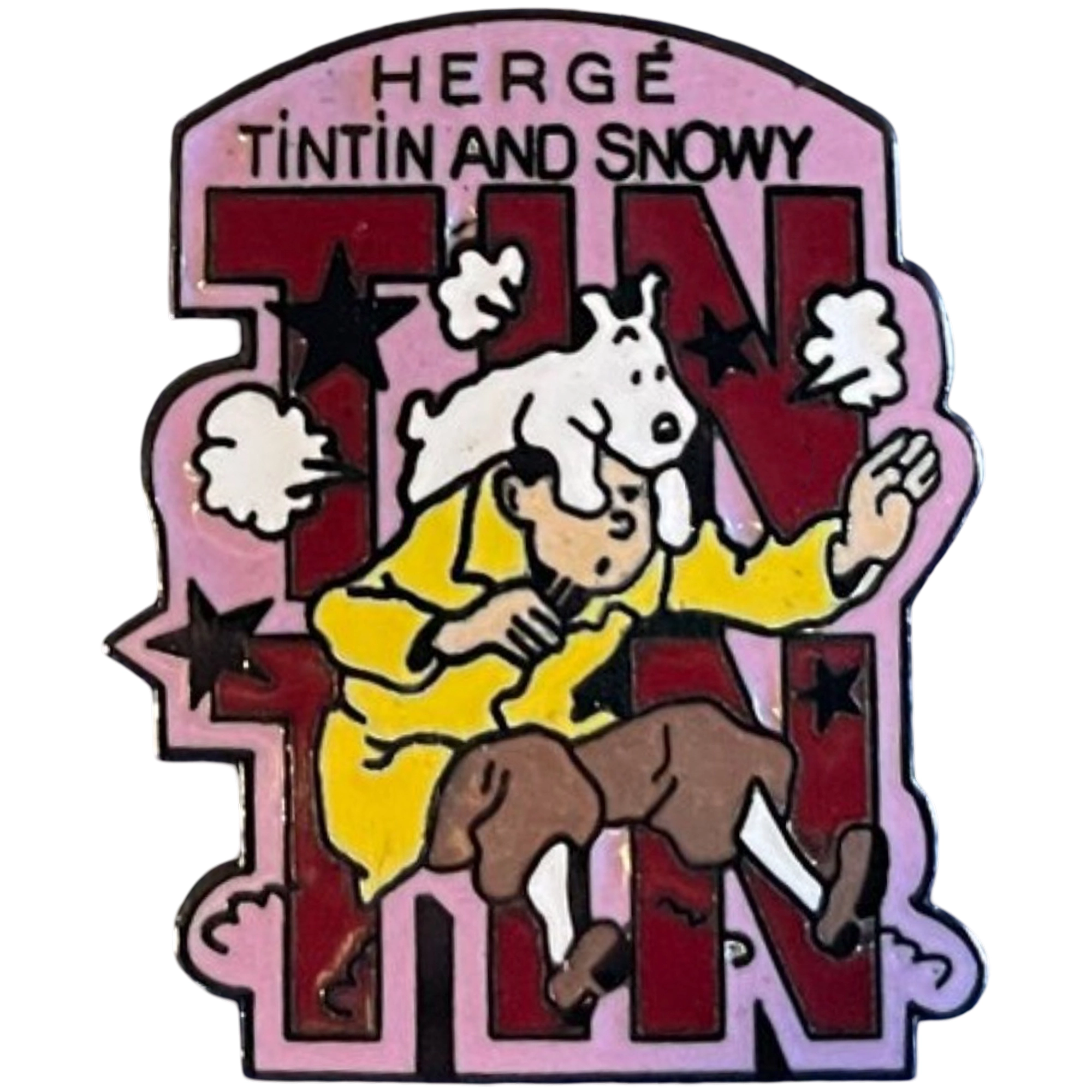 Tintín + Milú + Hergé Tintin and Snowy