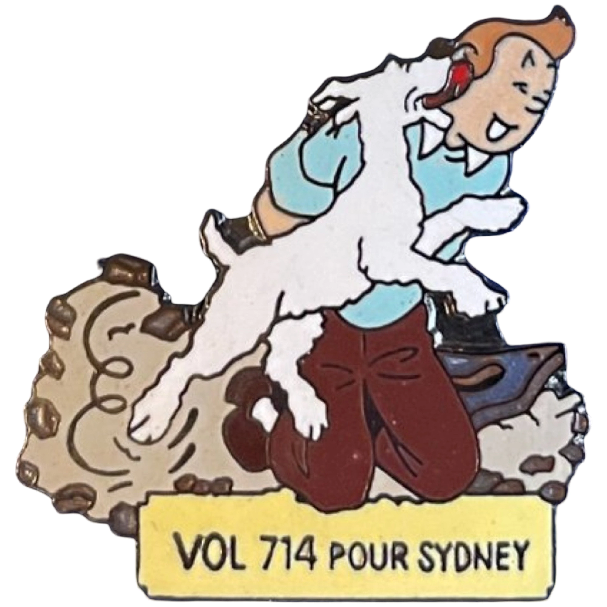 Tintín + Milú + Vol 714 pour Sydney