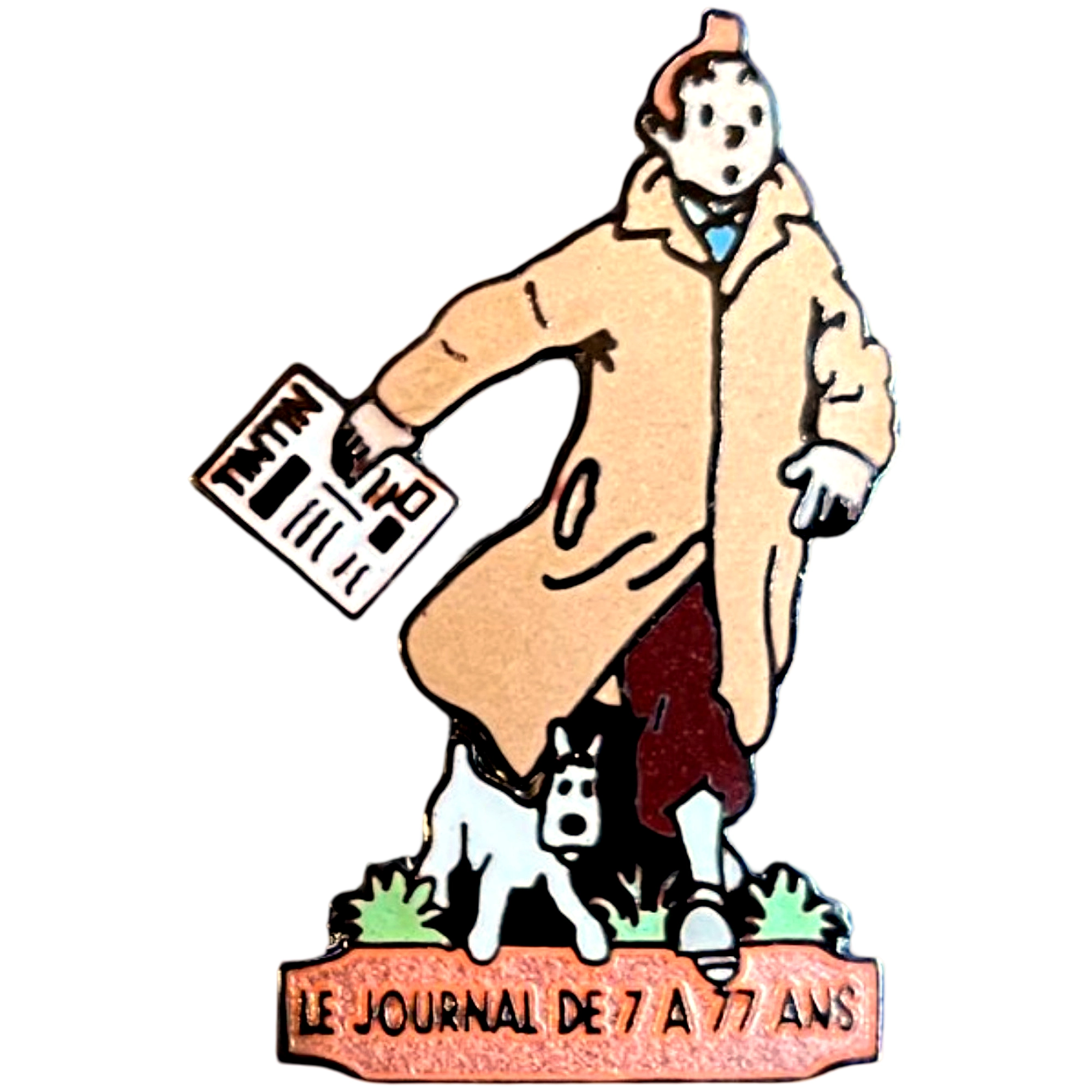 Tintín + Milú + Le journal de 7 a 77 ans
