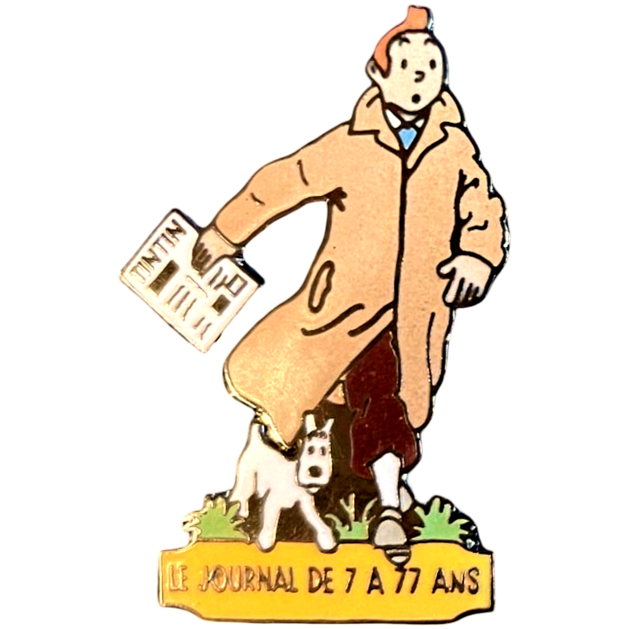 Tintín + Milú + Le journal de 7 a 77 ans