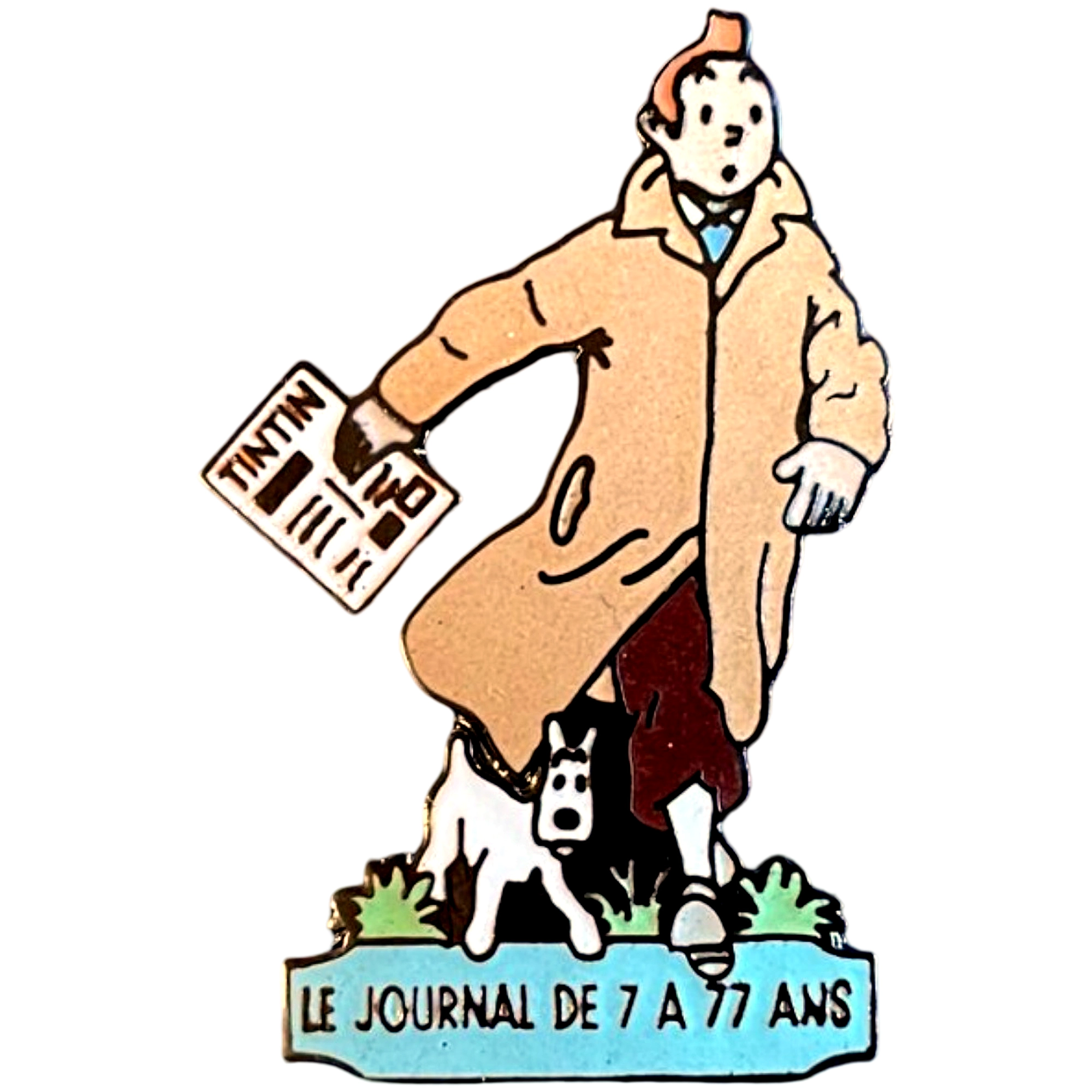 Tintín + Milú + Le journal de 7 a 77 ans