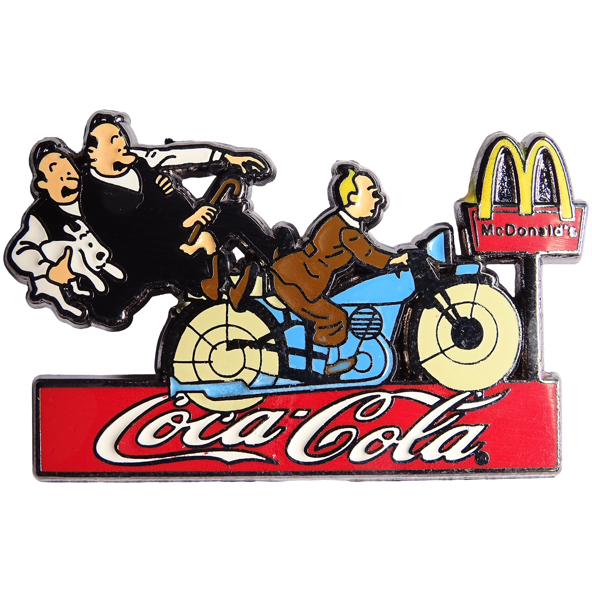 Tintín + Milú + Hernández + Fernández + McDonalds + Coca-Cola