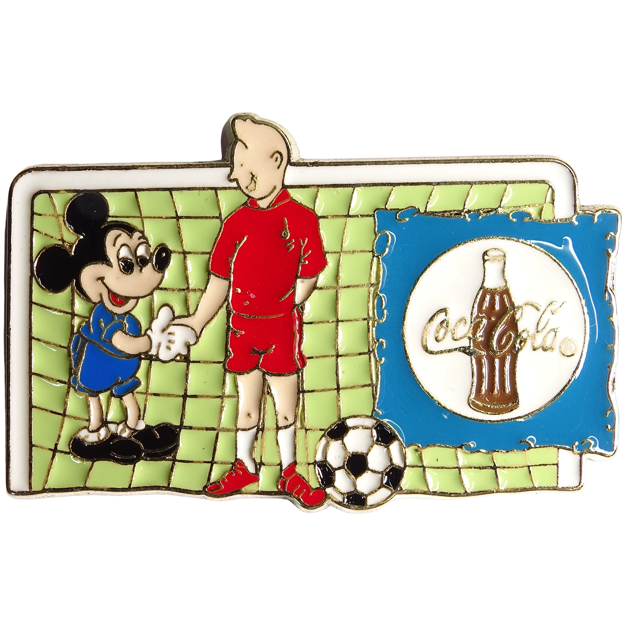 Tintín + Mickey Mouse + Coca-Cola