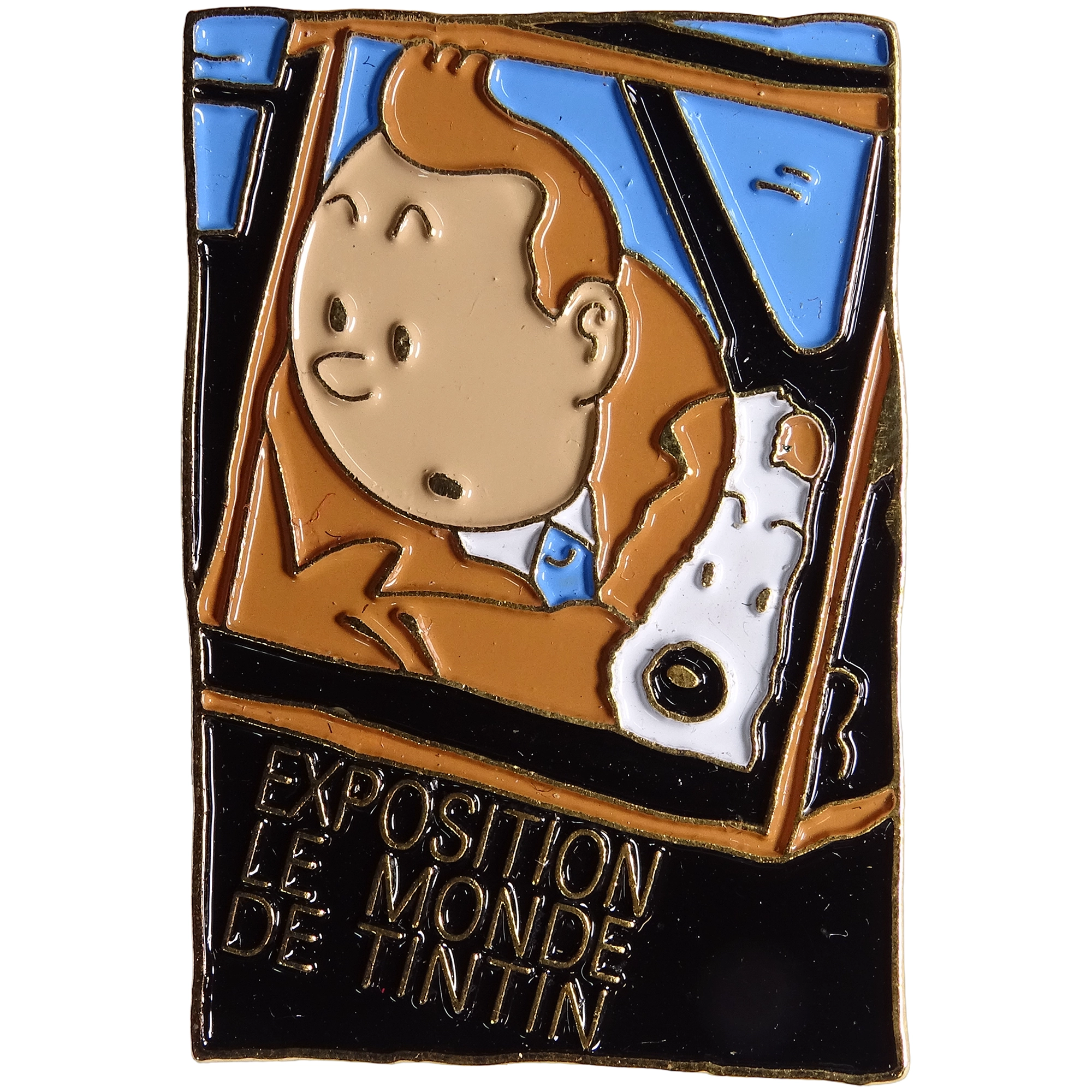 Tintín + Milú + Exposition le monde de Tintín