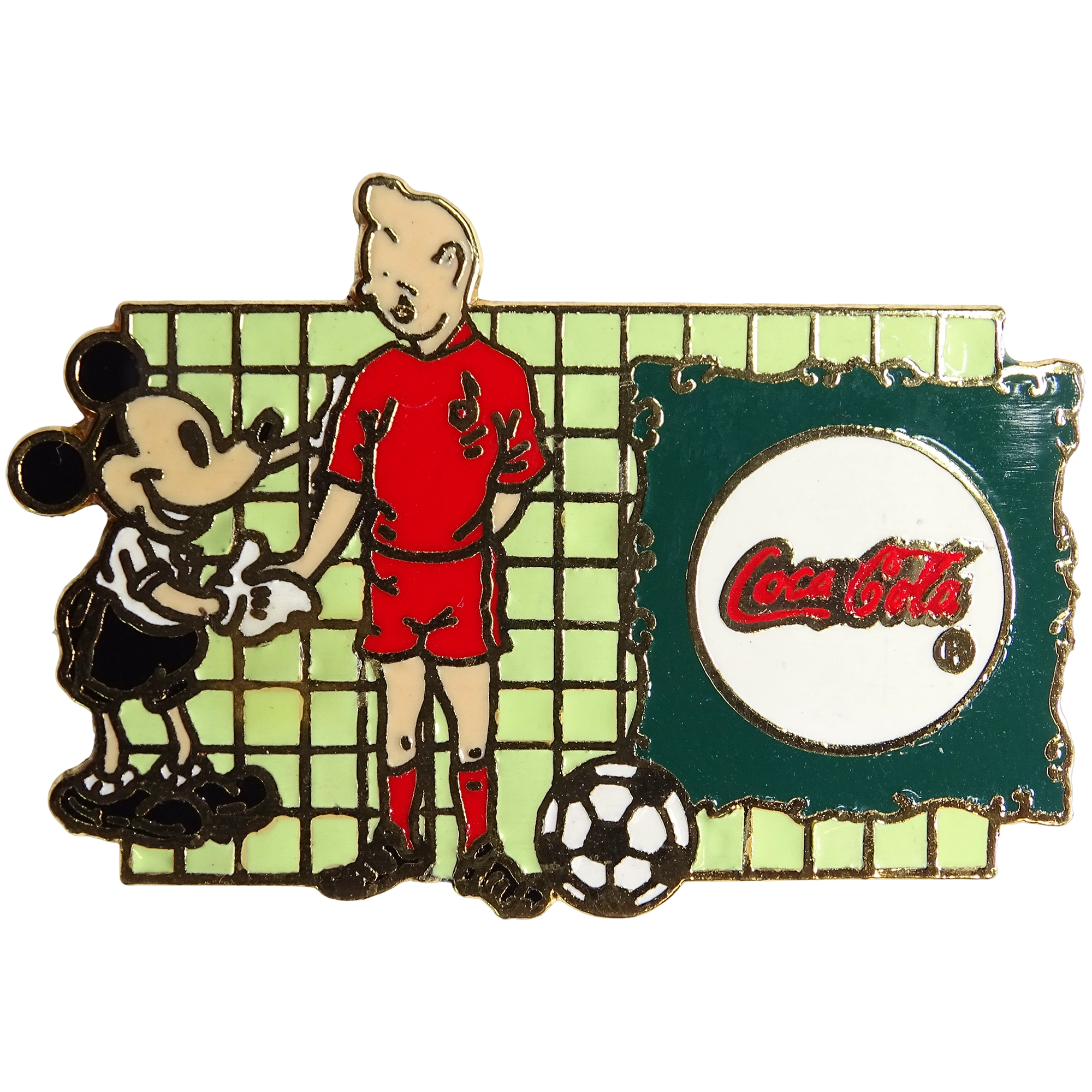 Tintín + Mickey Mouse + Coca-Cola