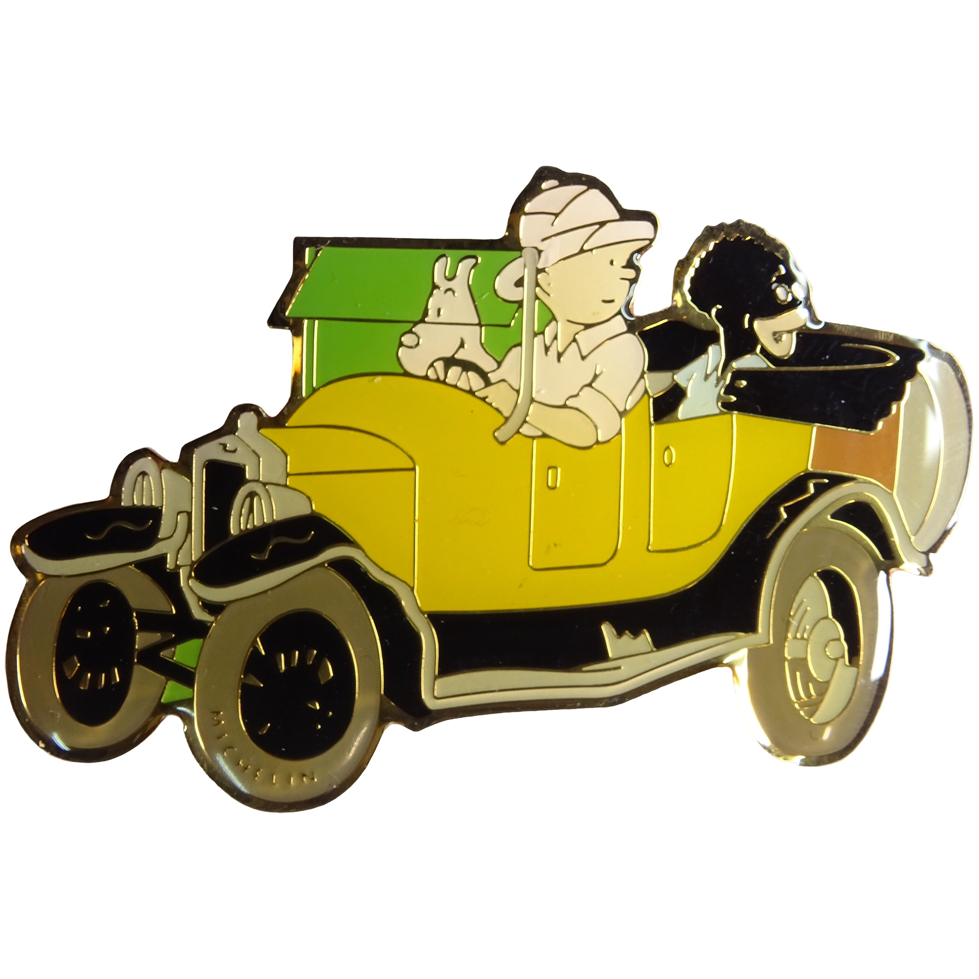 Tintín + Milú + Coco + Ford T