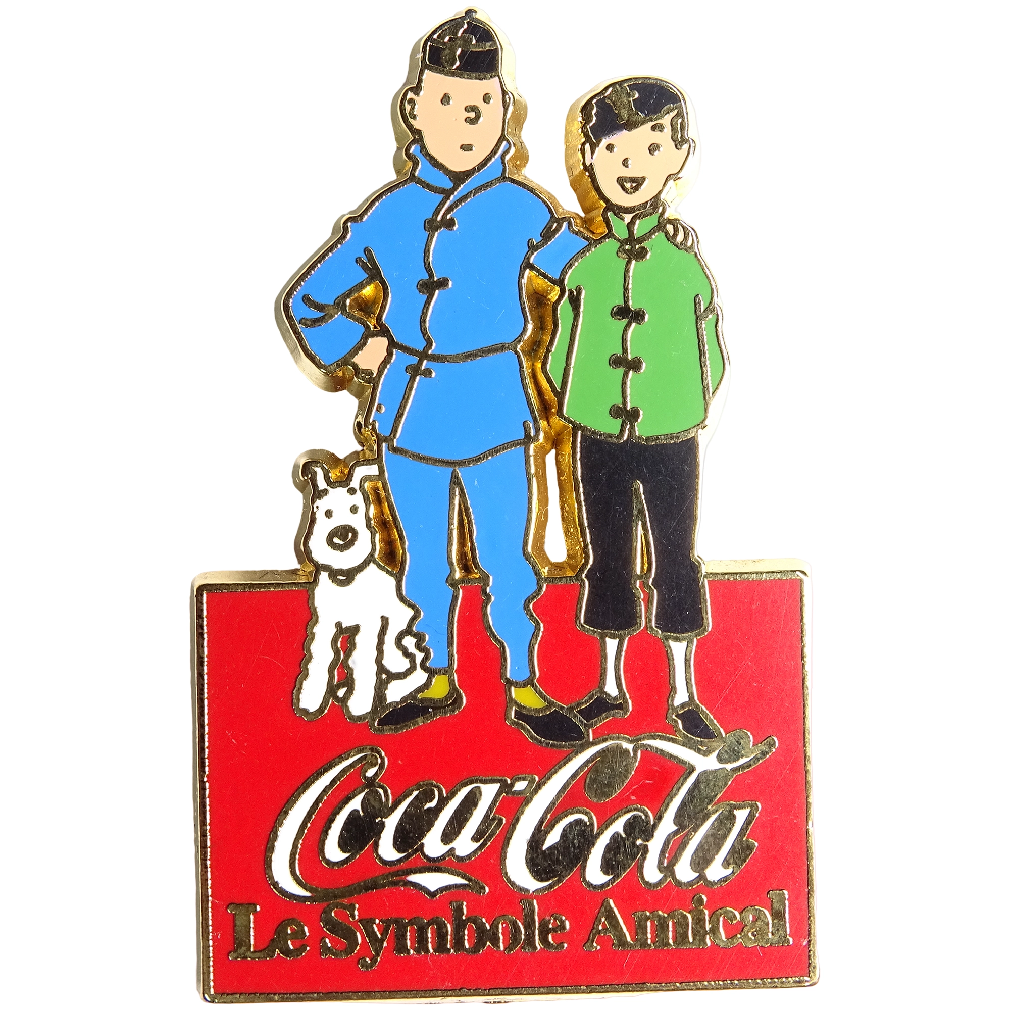 Tintín + Tchang + Coca-Cola + Milú