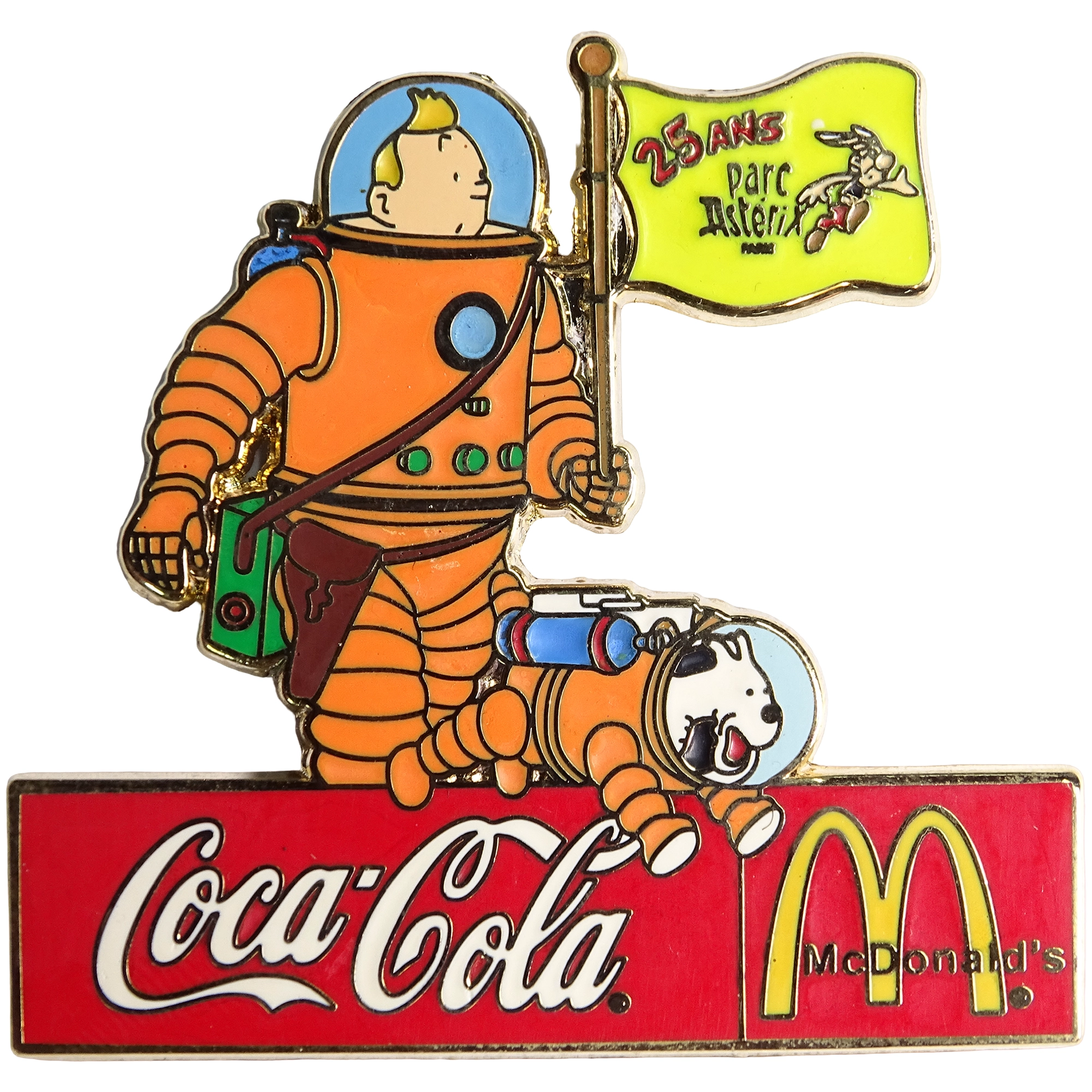 Tintín + Milú + Coca-Cola + McDonalds