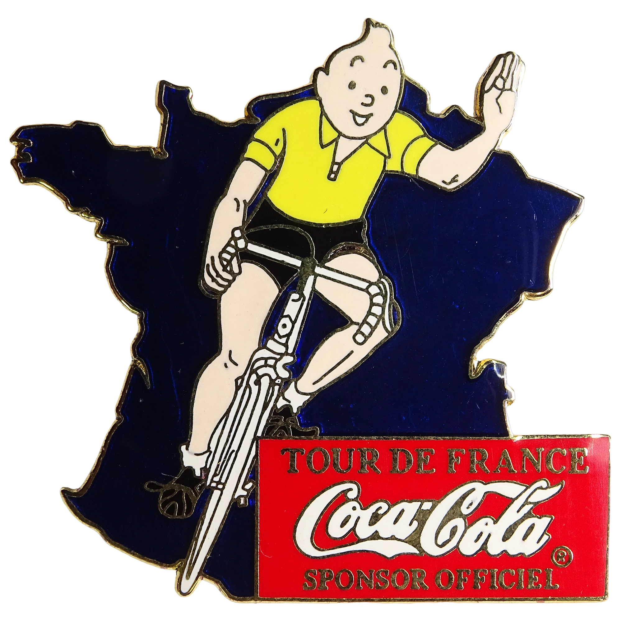 Tintín + Coca-Cola + Tour de France