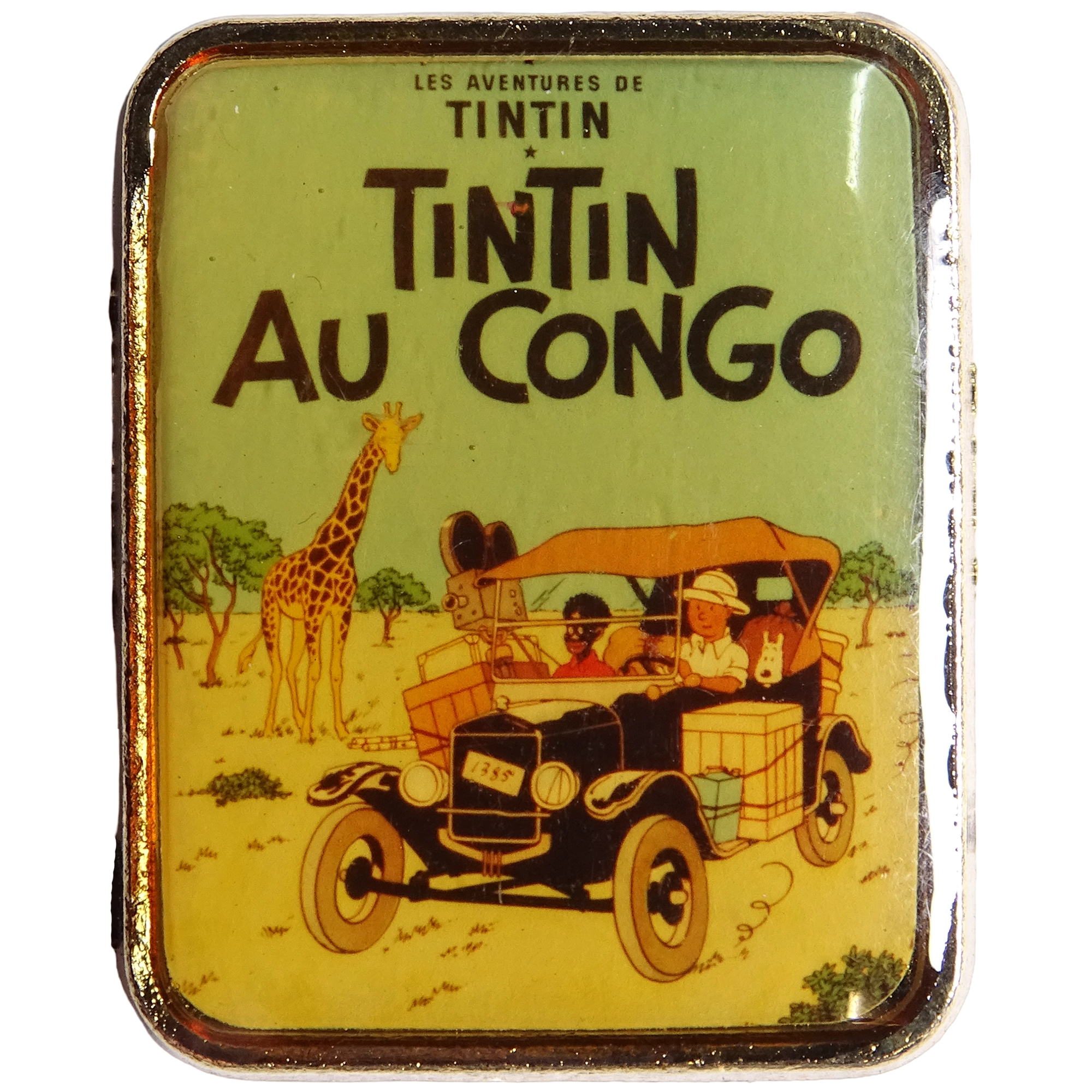 Portada de Tintín en el Congo