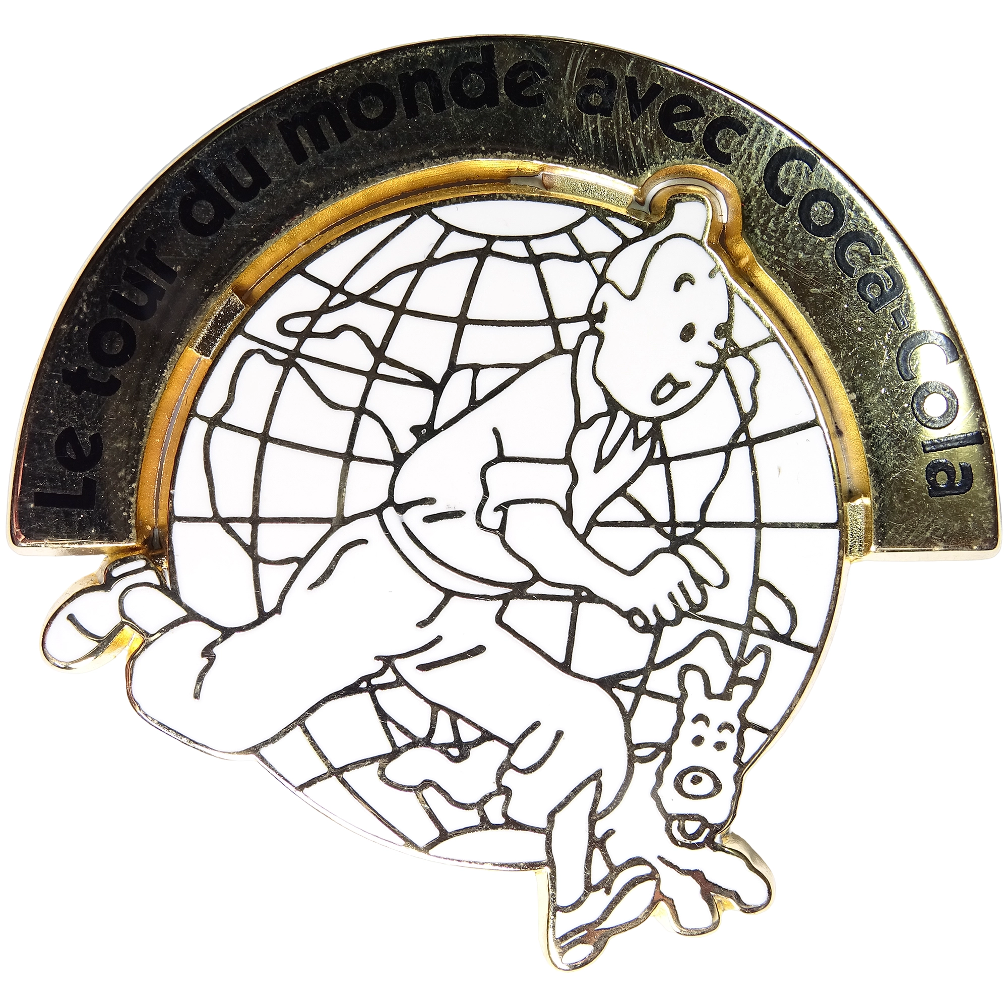 Tintín + Milú + Coca-Cola + Le tour du monde avec Coca-Cola