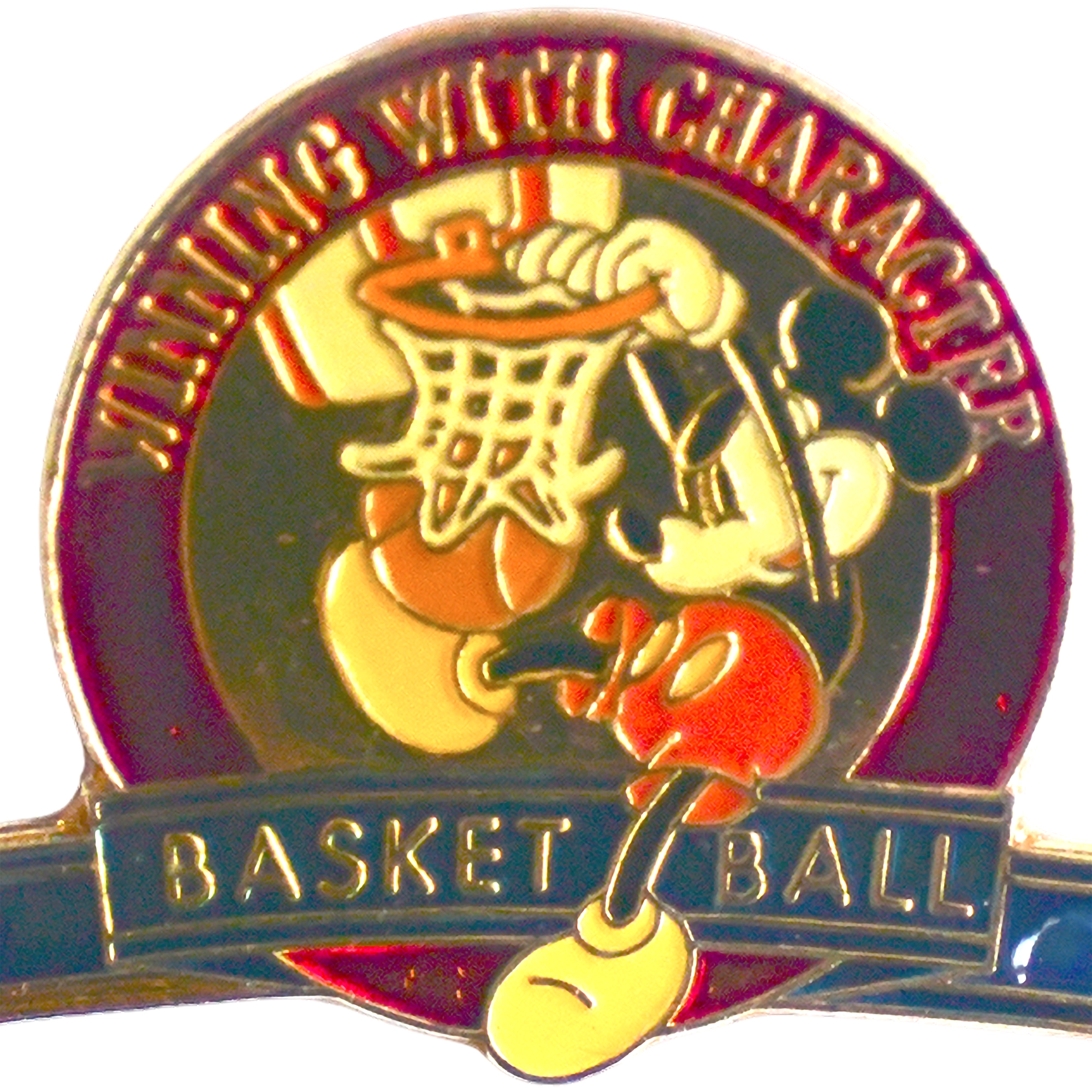 Mickey Mouse + Winning with Character + Bsket Ball