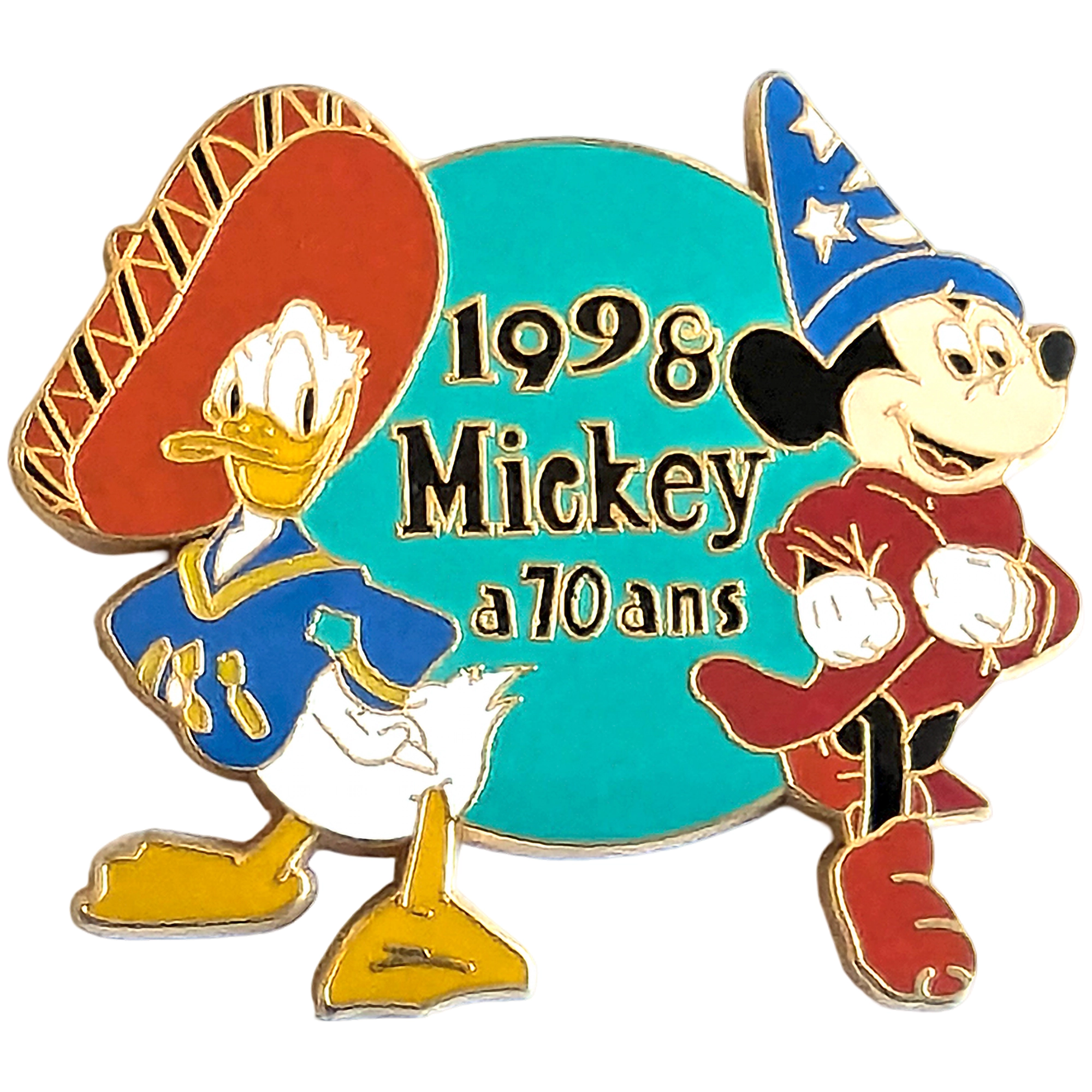 Mickey Mouse + Pato Donald + 1998 Mickey a 70 ans