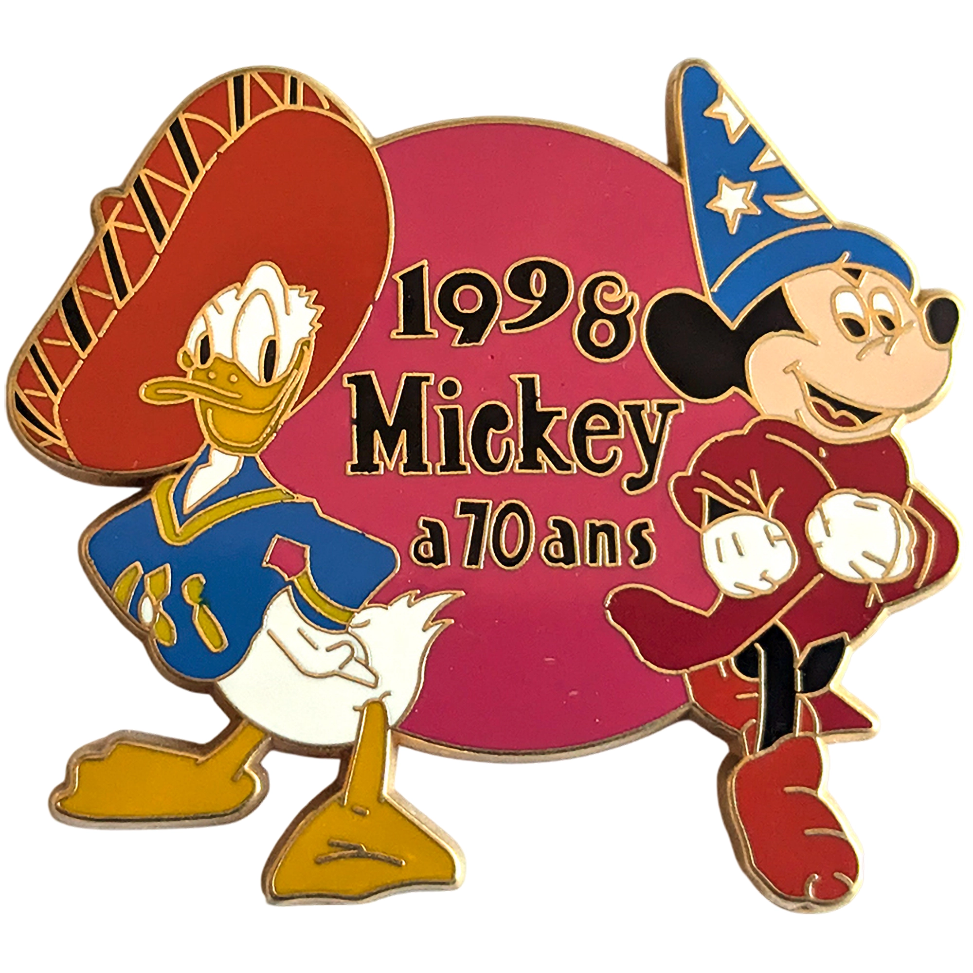 Mickey Mouse + Pato Donald + 1998 Mickey a 70 ans