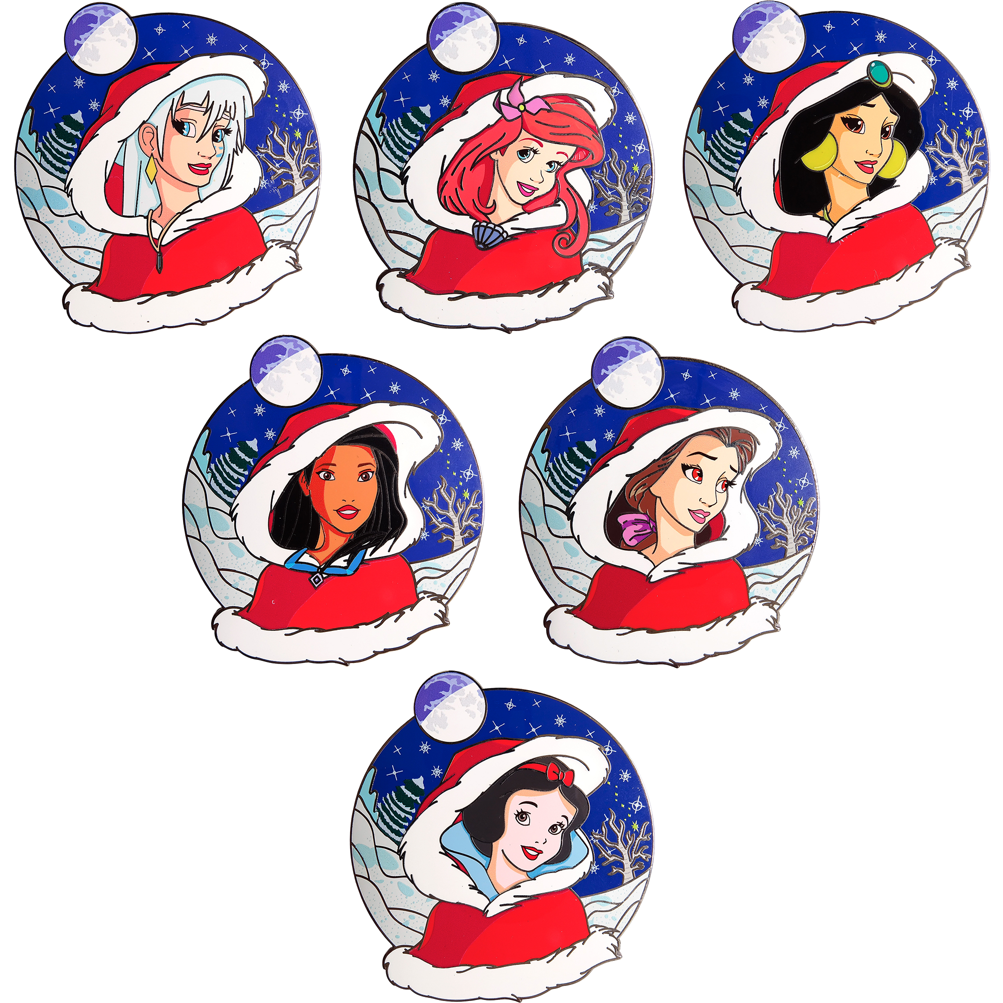 Princesas Disney de Papa Noel