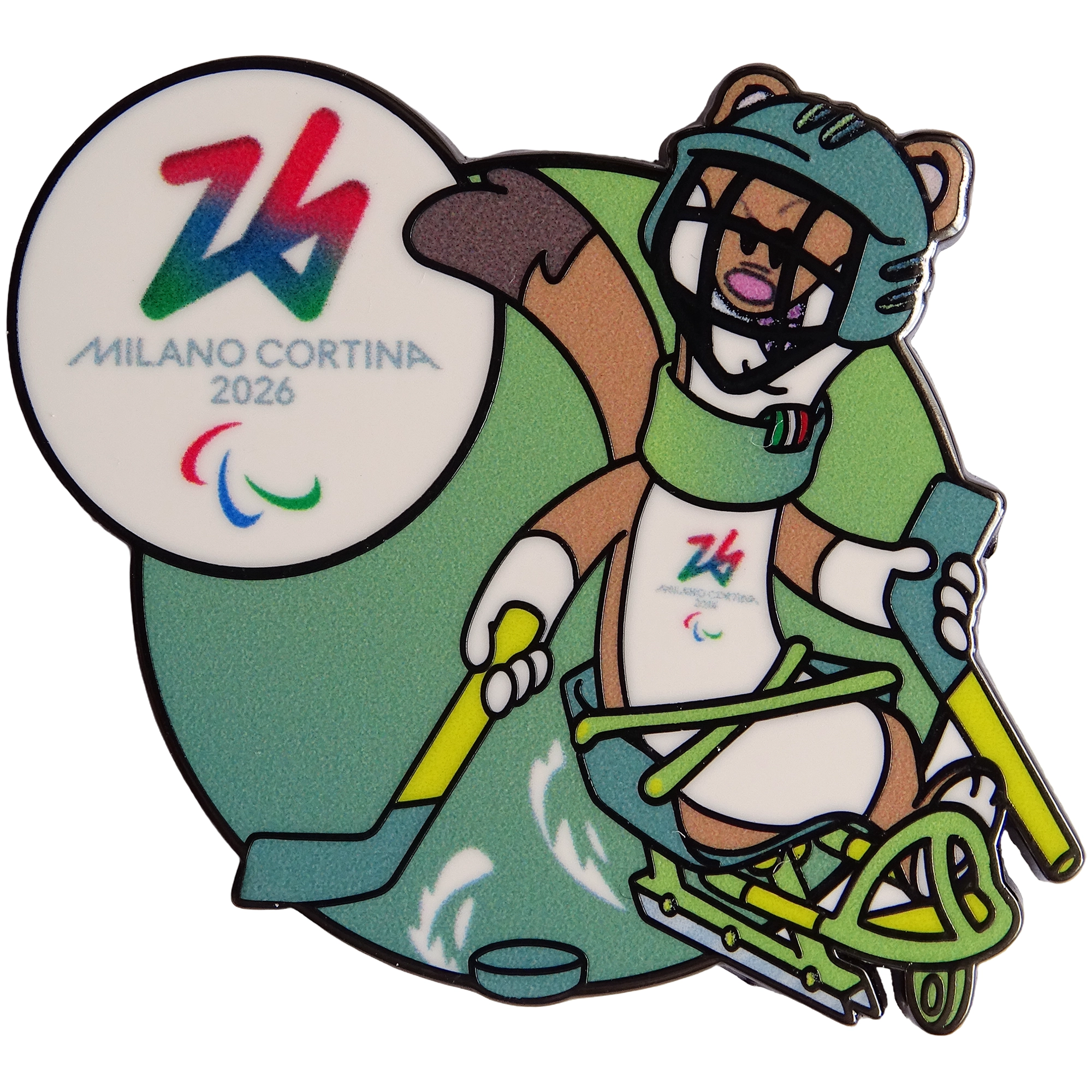 Milo + Logotipo + Hoquei sobre hielo