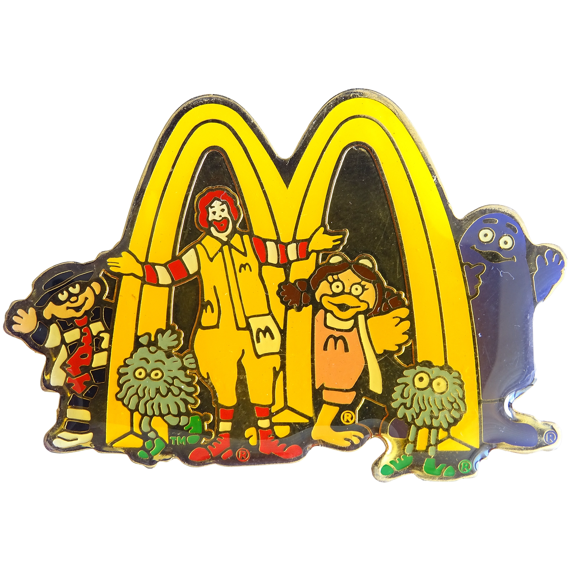 Ronald McDonald + Hamburglar + Grimace + Fry Guys + Birdie the Early Bird