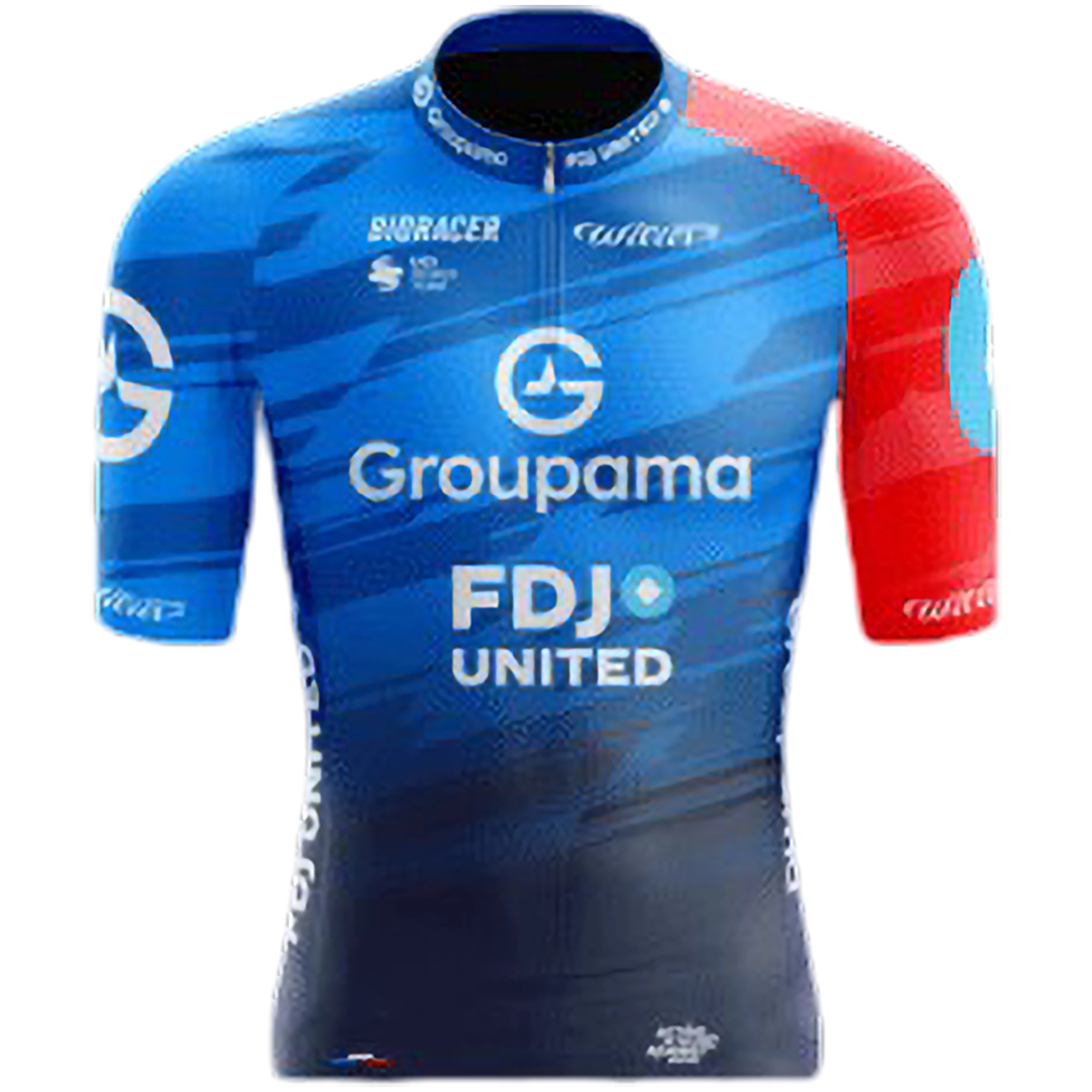 maillot del equipo de ciclismo groupama – fdj united en el tour de farnce 2026