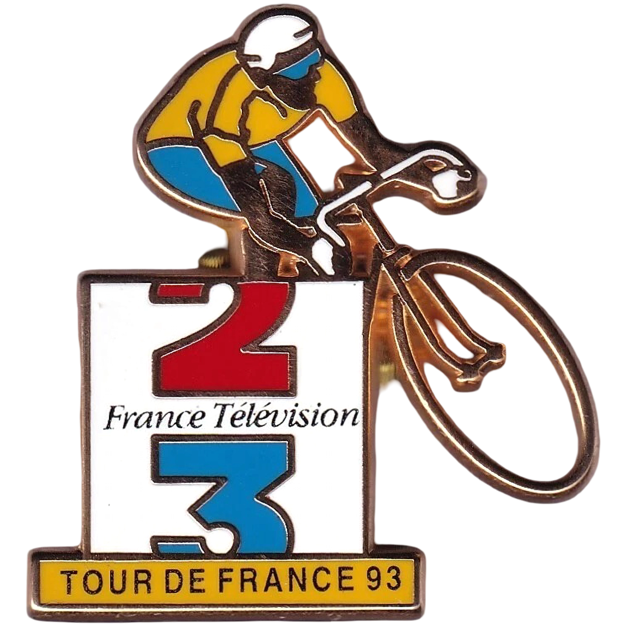 pin del tour de france 1993 france television