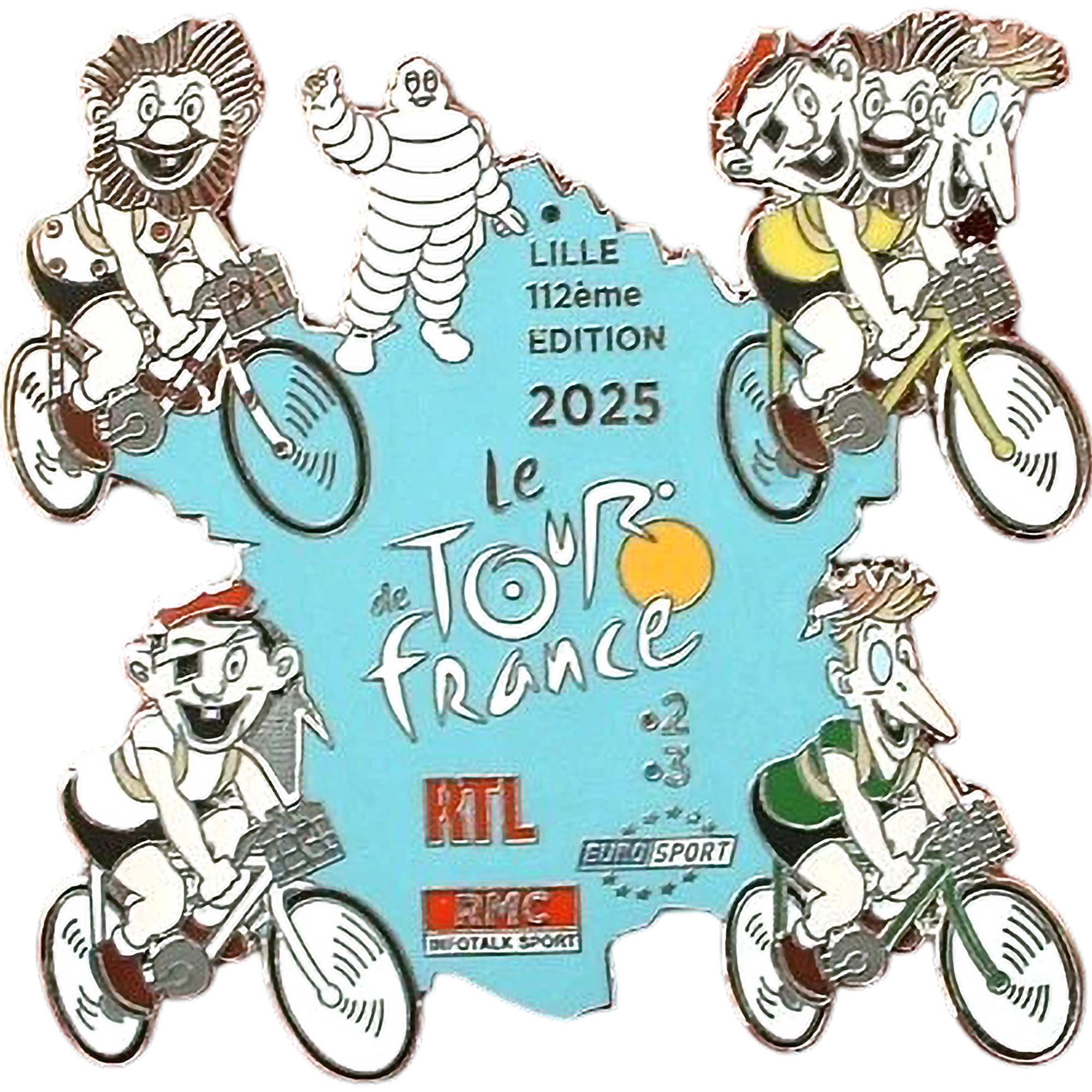 pin del tour de france 2025