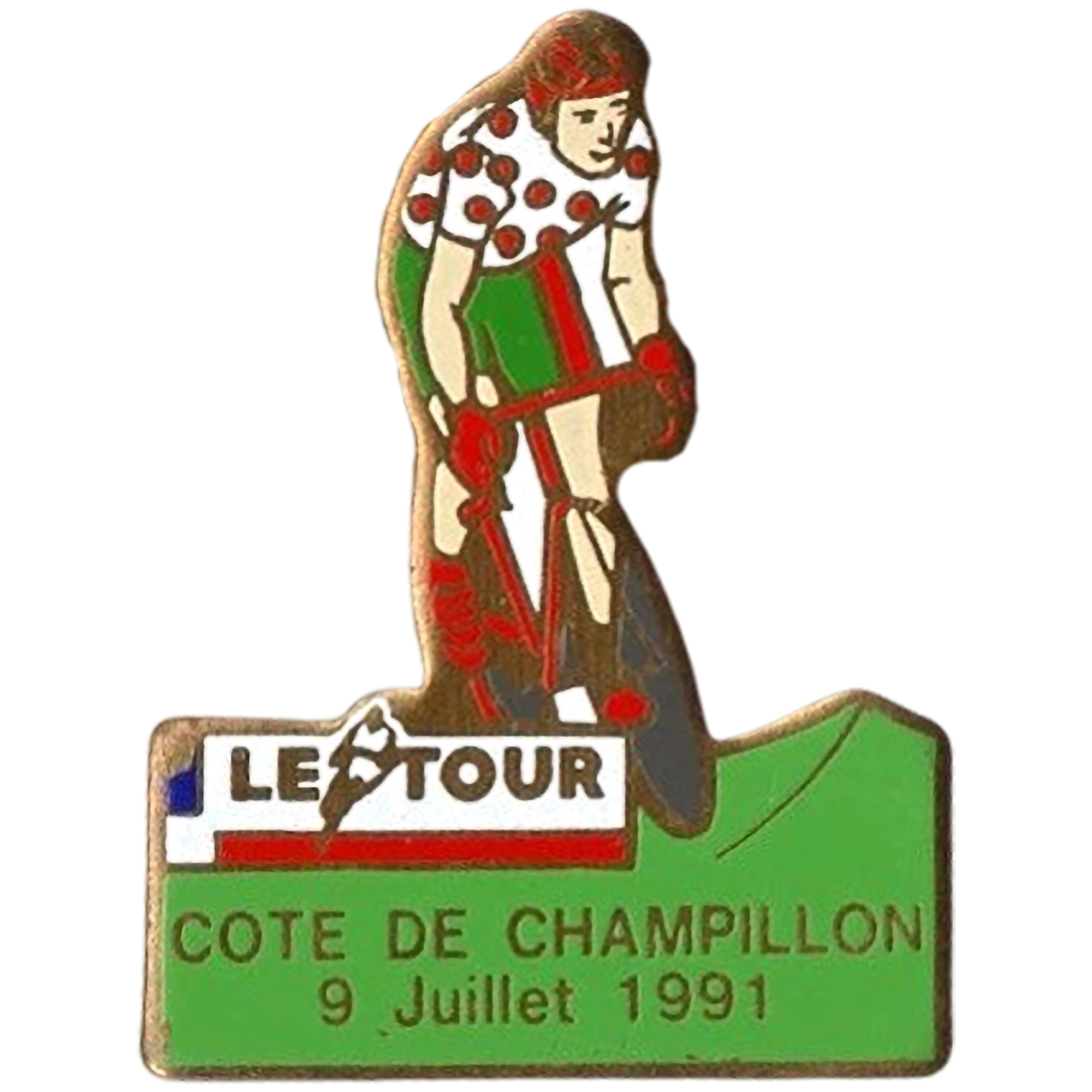 pin del tour de france etapa cote de champillon