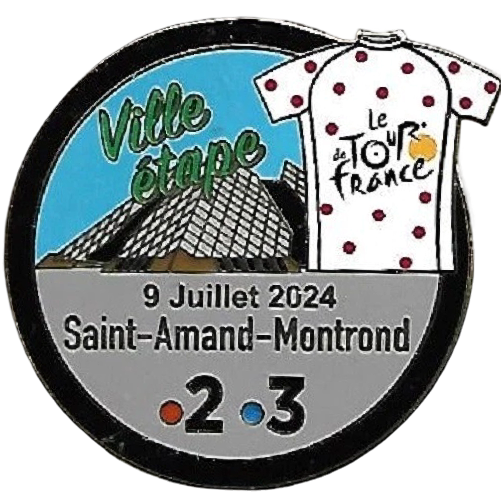 pin del tour de france etapa saint amand : montrond