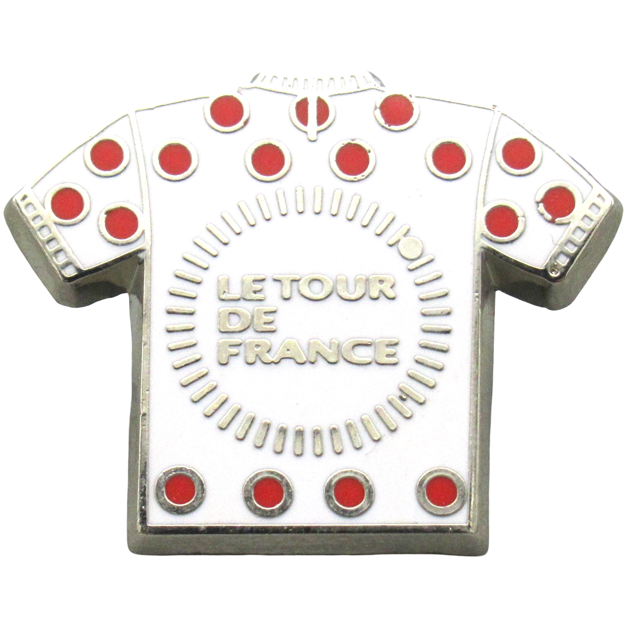 pin del tour de france maillot à pois rouges