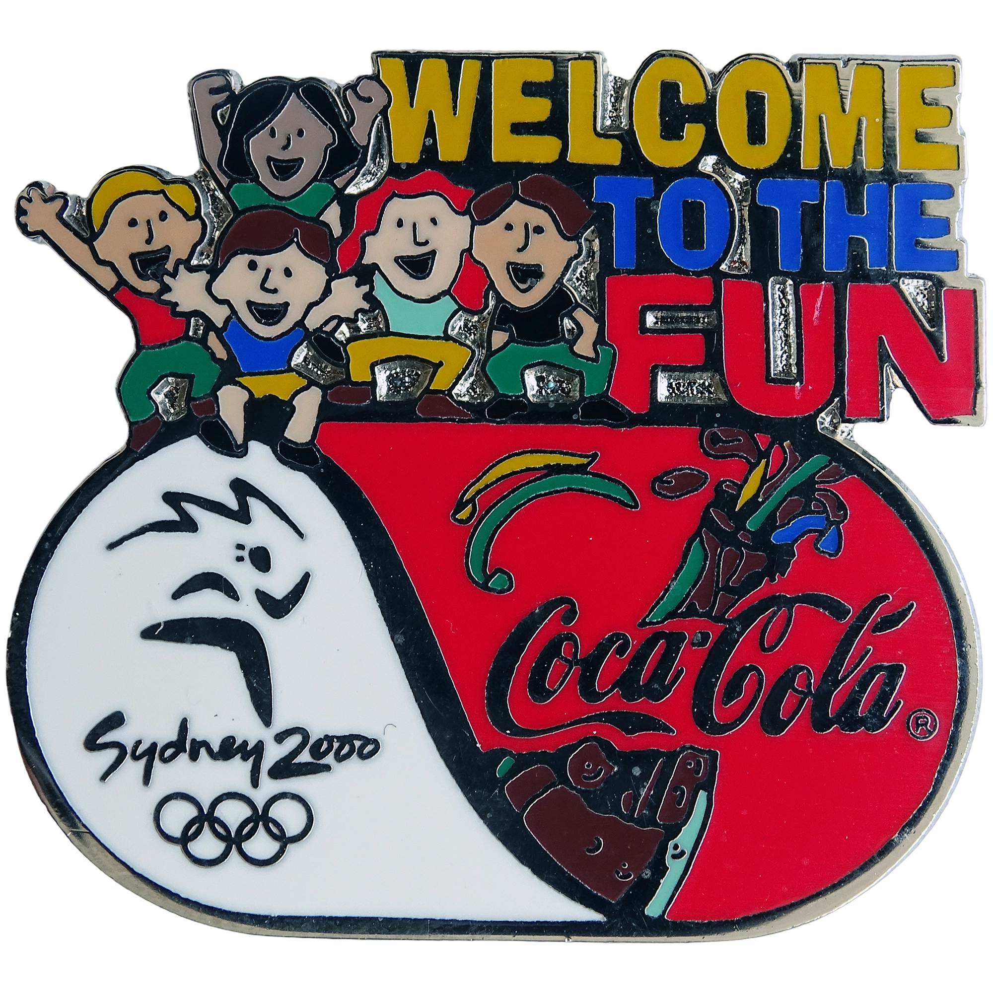 Coca-Cola + Logotipo + Welcome to the fun