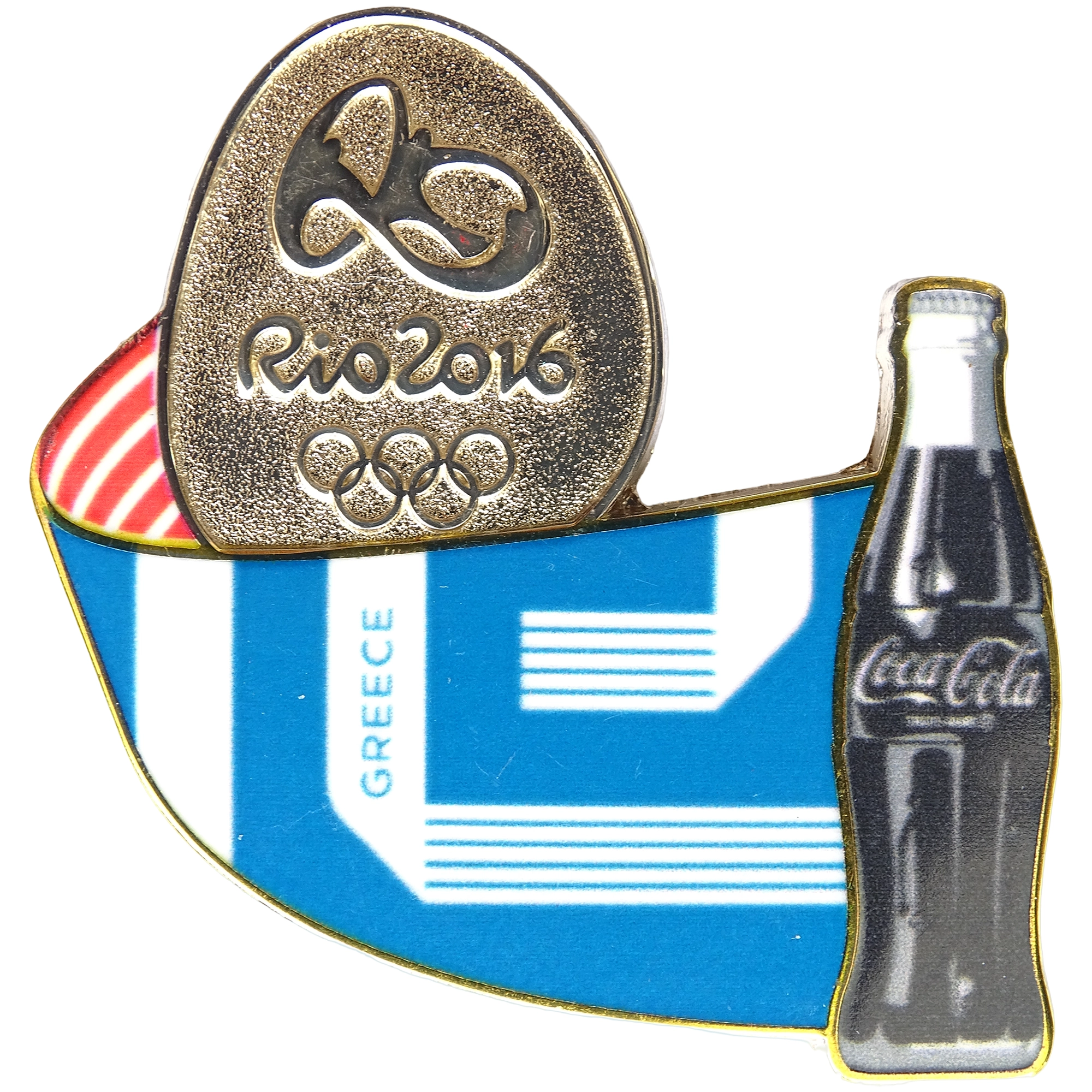 Coca-Cola + Grecia + Logotipo