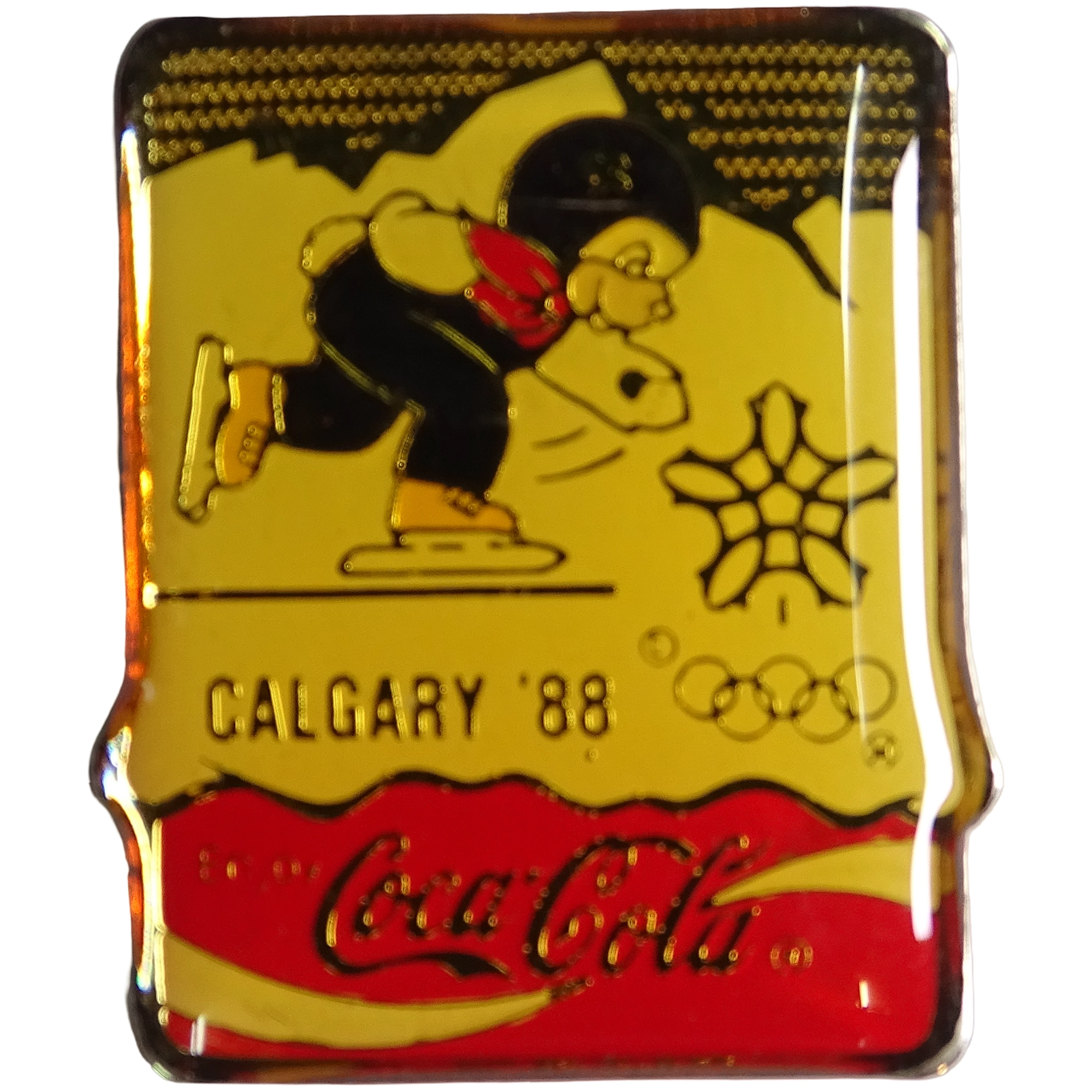 Coca-Cola + Patinaje sobre hielo de velocidad + Howdy + Logotipo