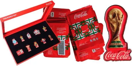 Conoce los 10 pines de Coca-Cola México para la Copa Mundial de la FIFA 2026