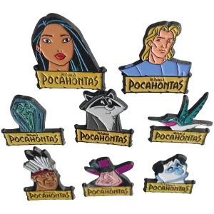 Pocahontas + John Smith + Abuela Sauce + Meeko + Flit + Jefe Powhatan + Gobernador Ratcliffe + Percy