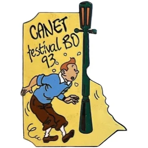 Tintín + Canet festival Bande Dessinée 93