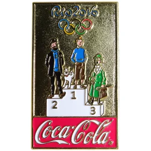 Tintín + Milú + Capitán Haddock + Professor Silvestre Tornasol + Coca-Cola + Rio 2016